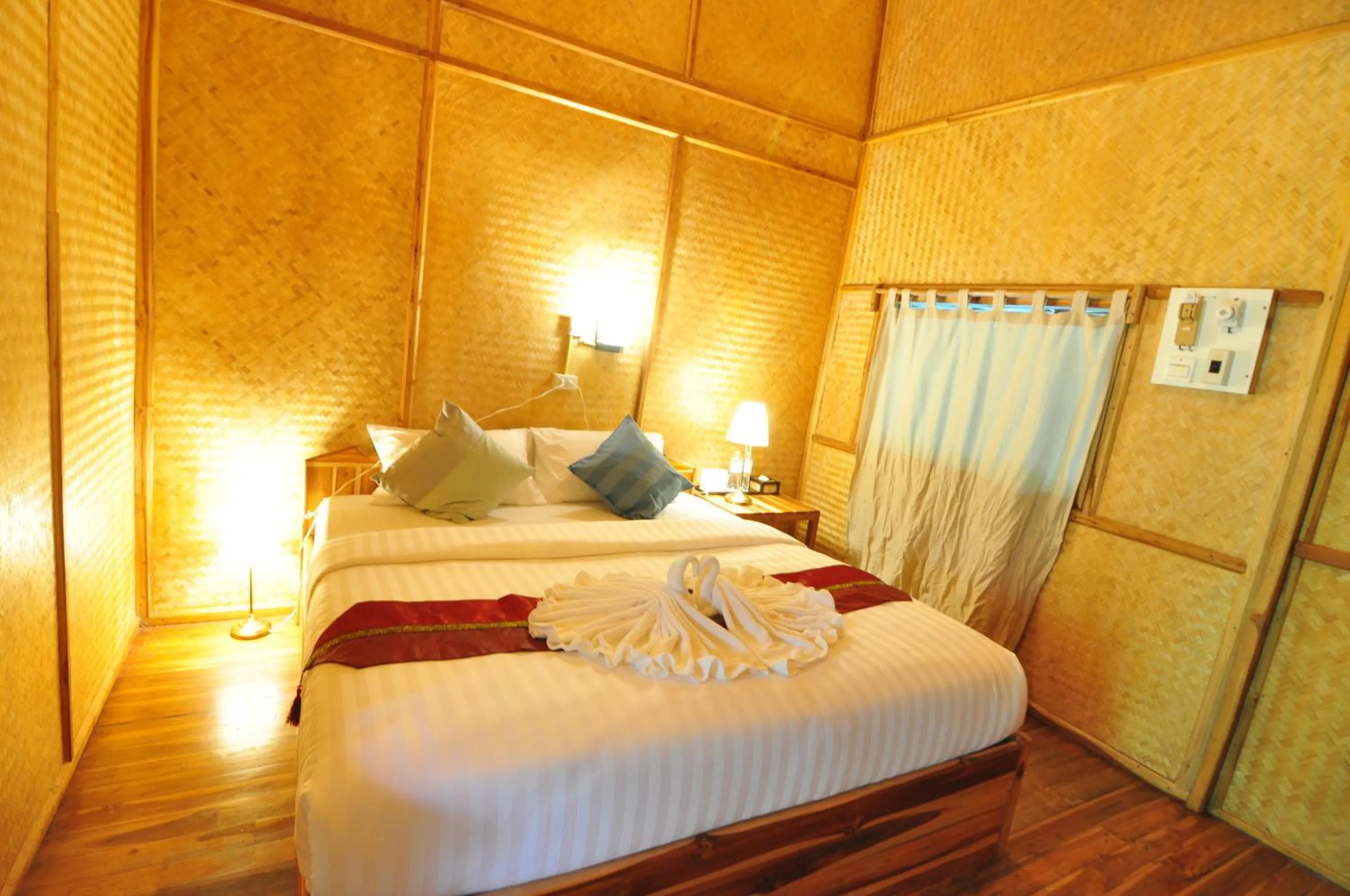 Bed in Mek Kiri Riverkwai Resort SHA