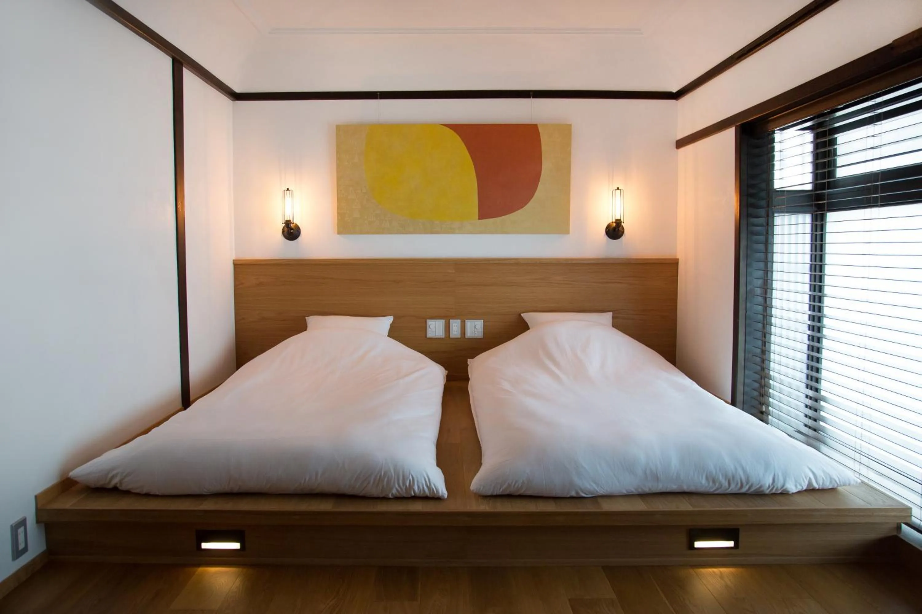 Bed in Ryokan Mugen (Adult Only)