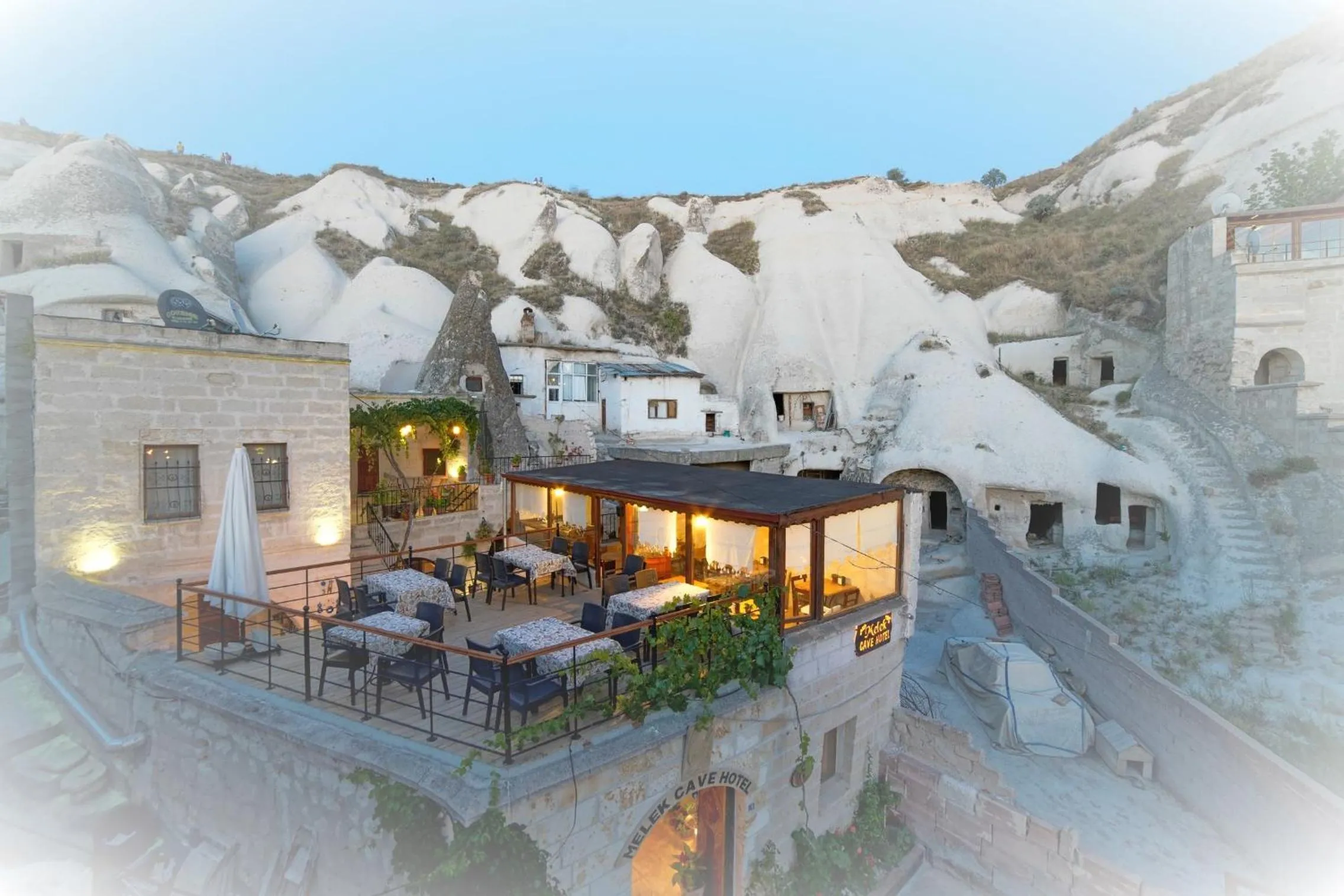 Bird's eye view in Melek Cave Hotel