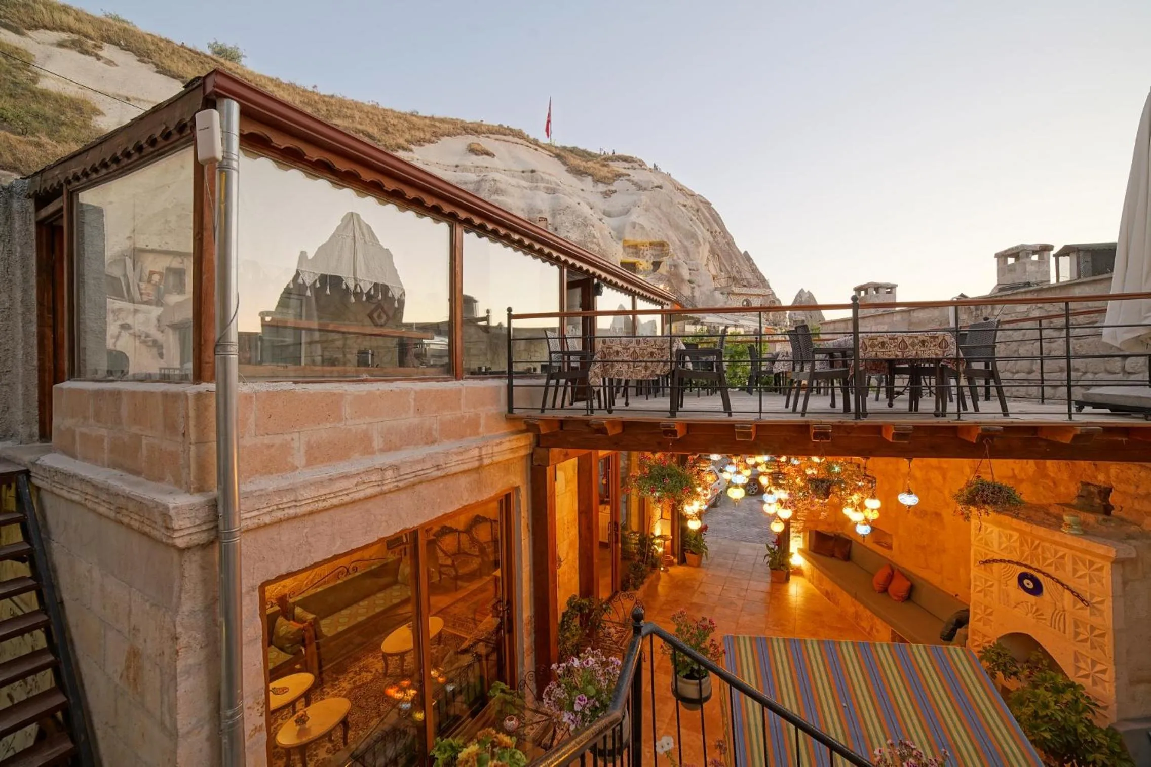 Balcony/Terrace in Melek Cave Hotel