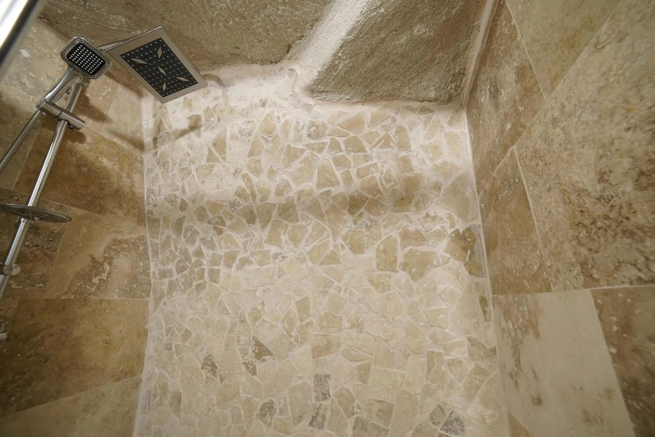 Shower in Melek Cave Hotel