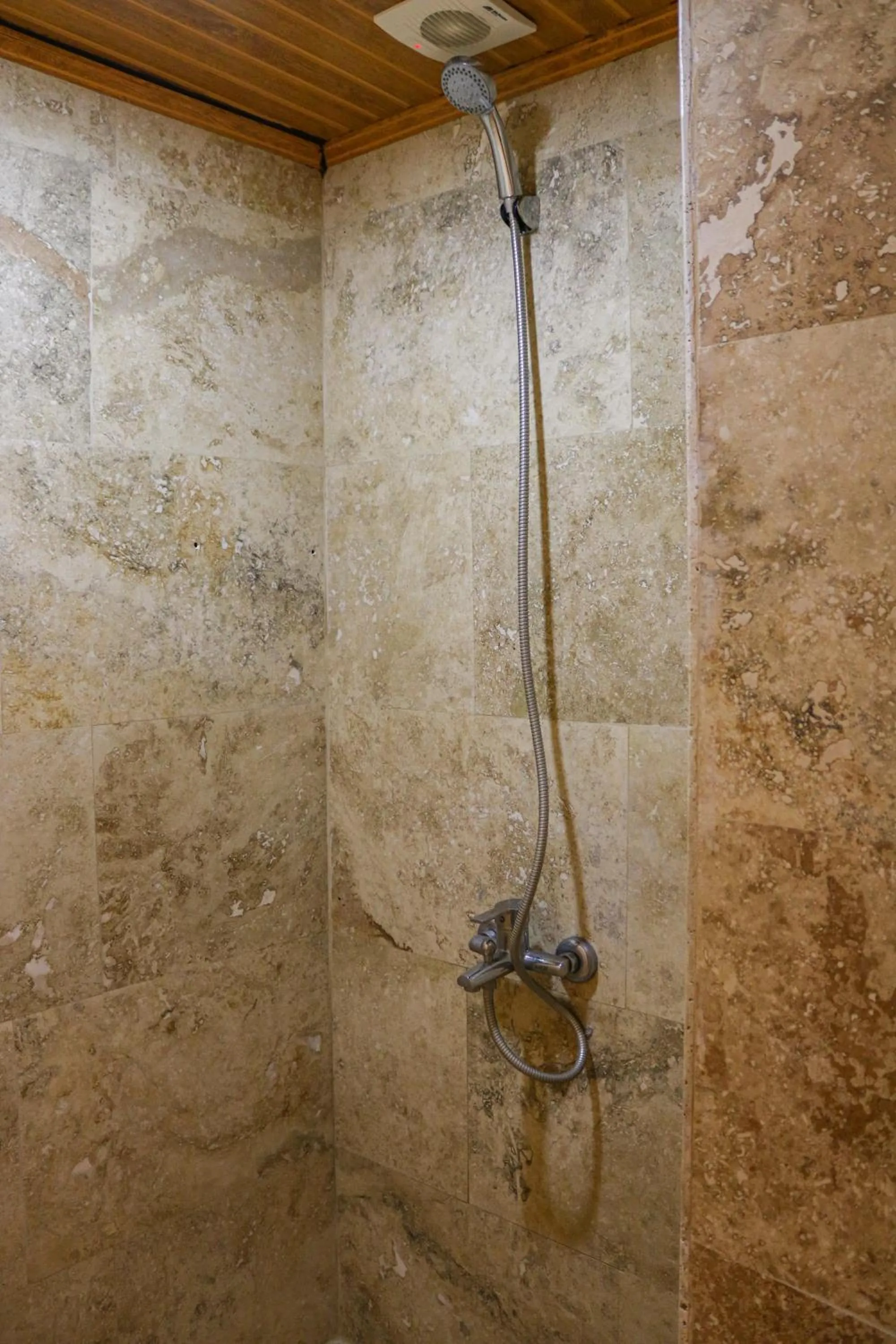 Shower in Melek Cave Hotel