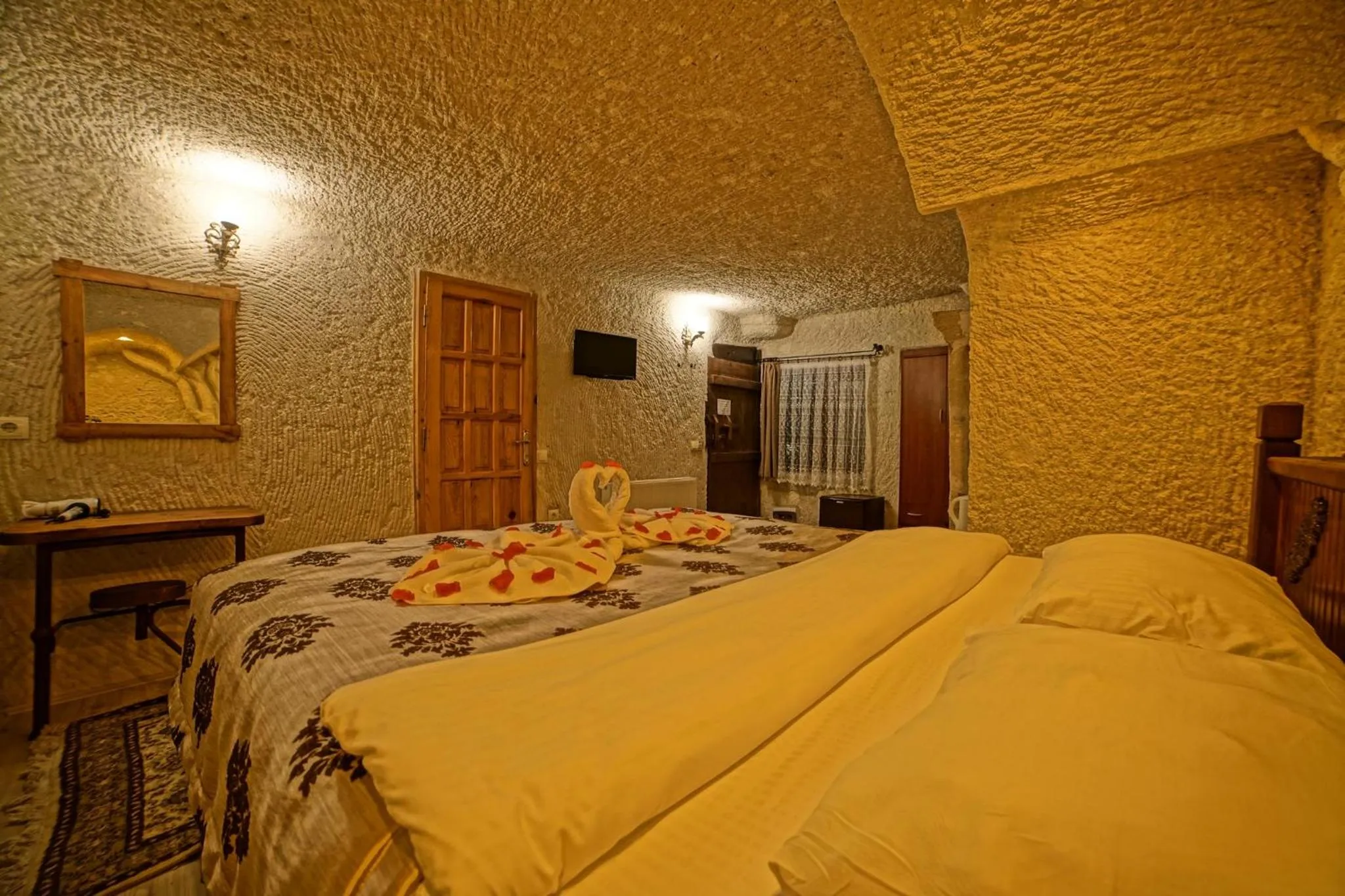 Coffee/tea facilities, Bed in Melek Cave Hotel