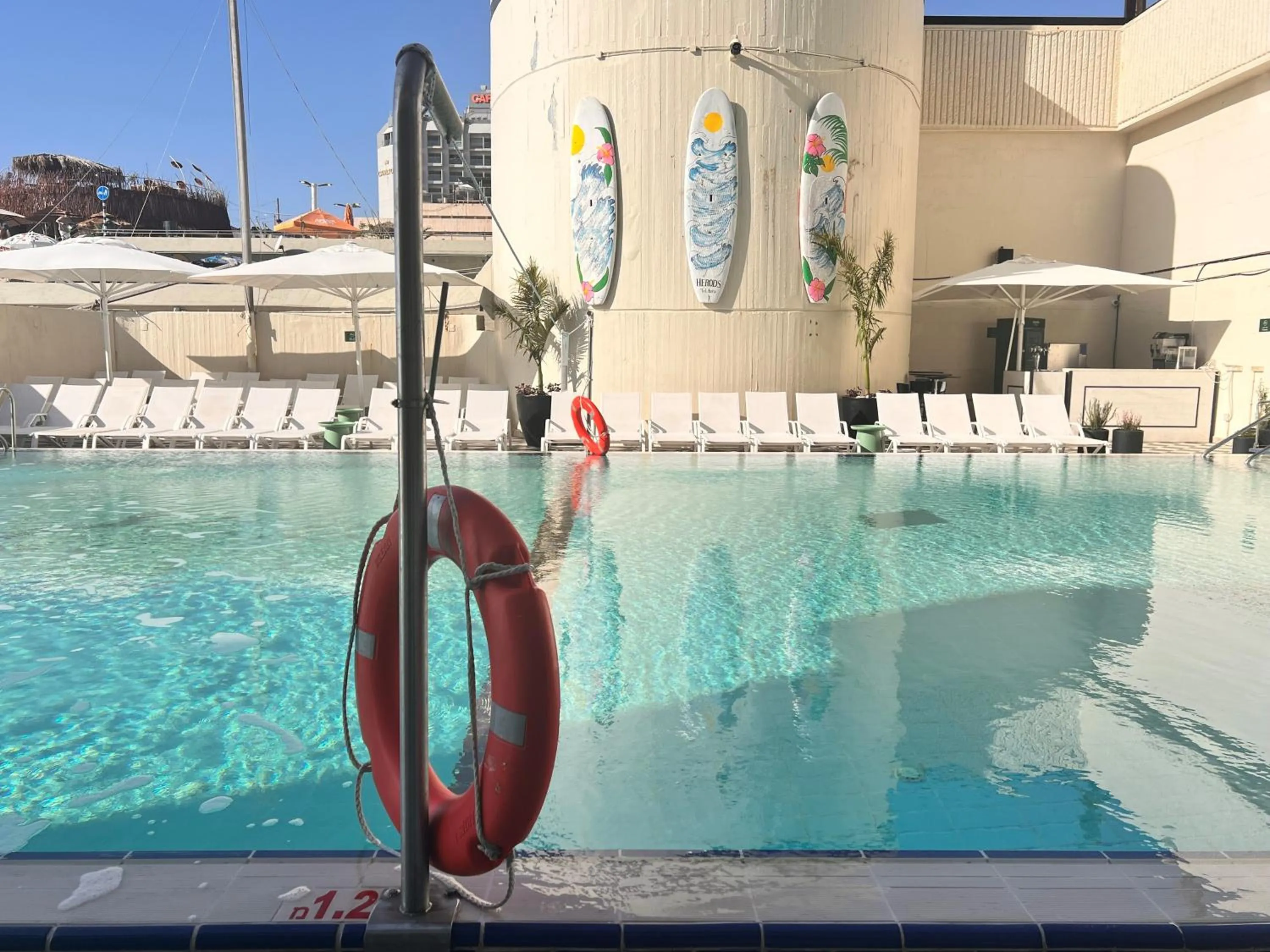 Swimming pool in Herods Tel Aviv By The Beach