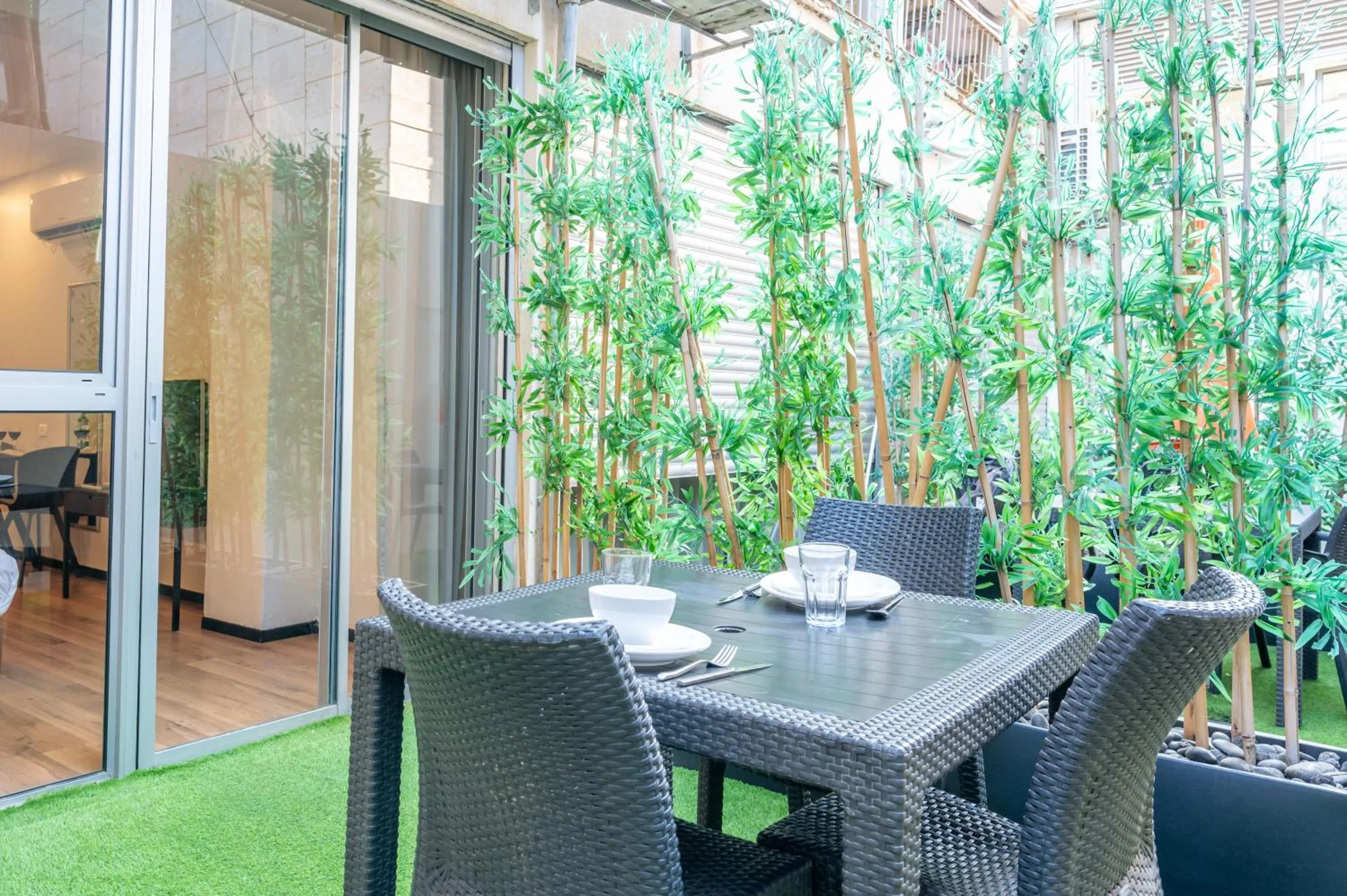 Patio in Sea Land Suites