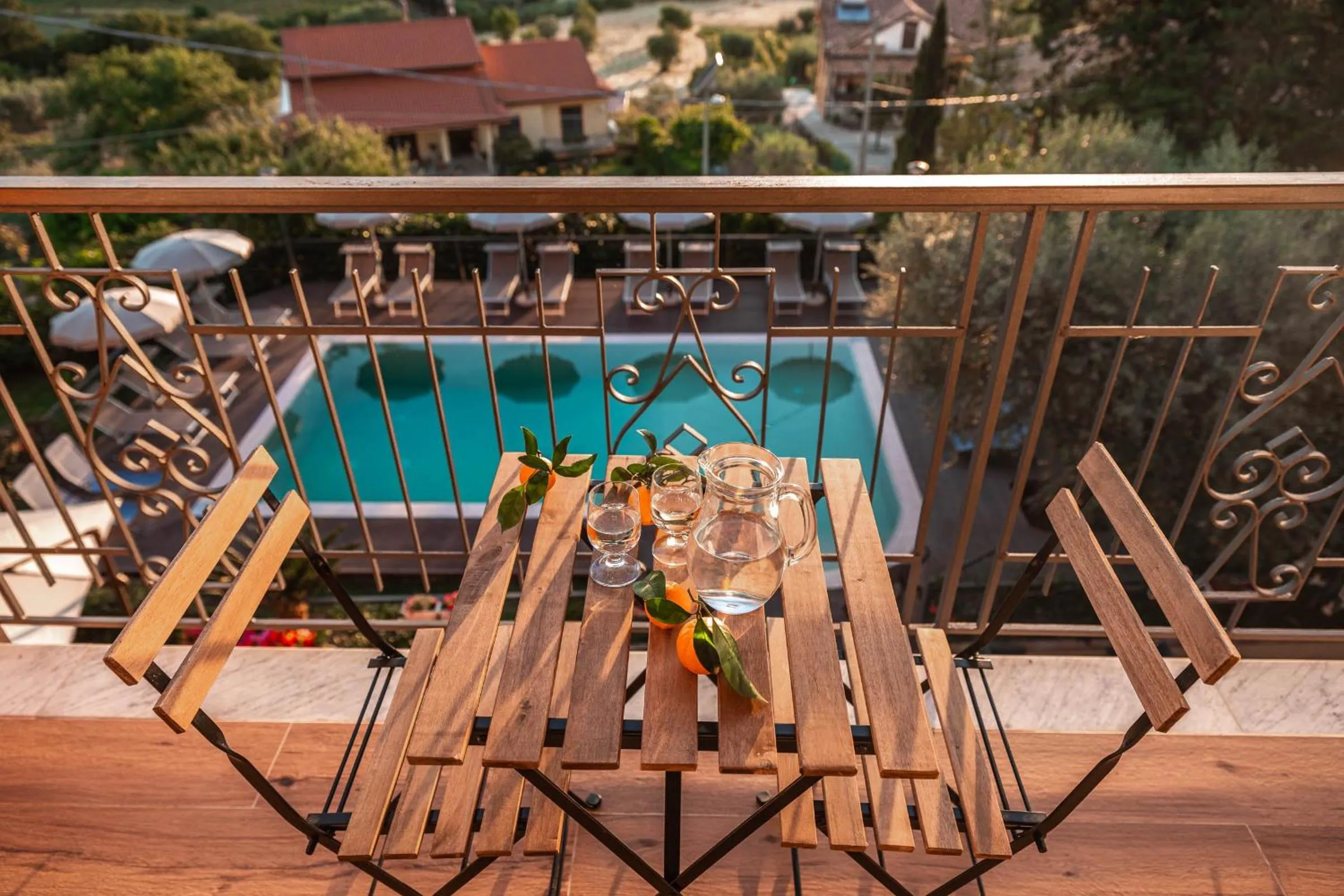 Balcony/Terrace in B&B La Mortella