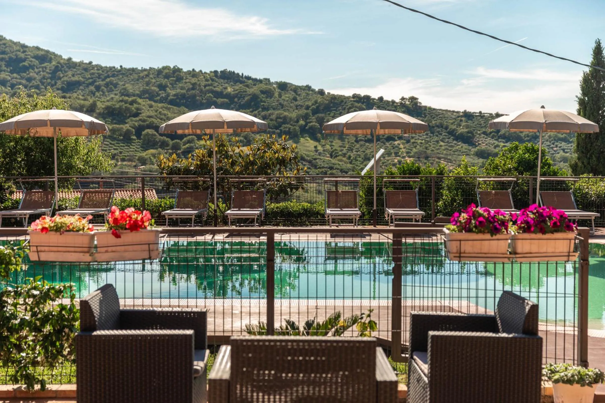 Patio in B&B La Mortella