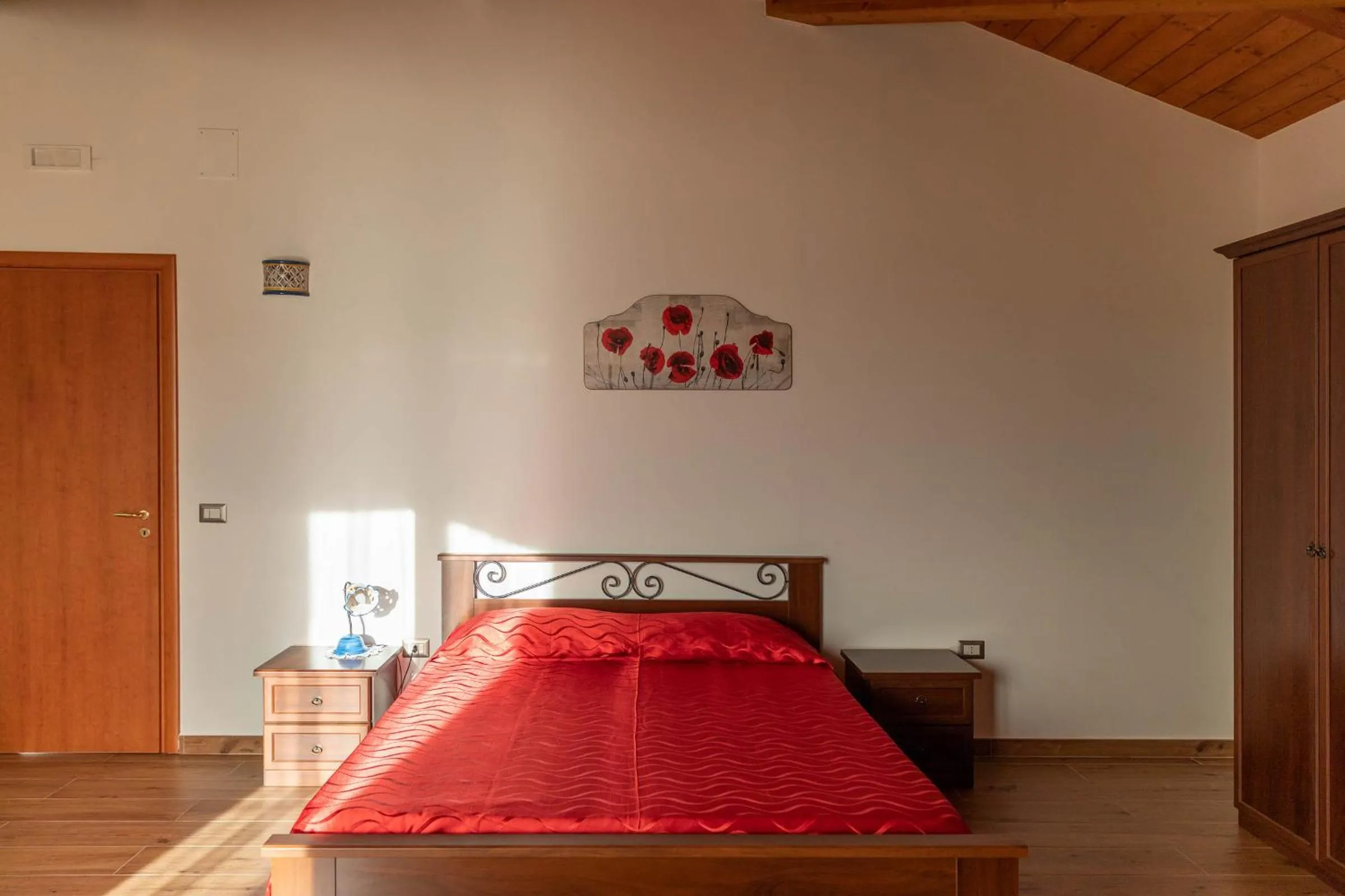 Bedroom, Bed in B&B La Mortella