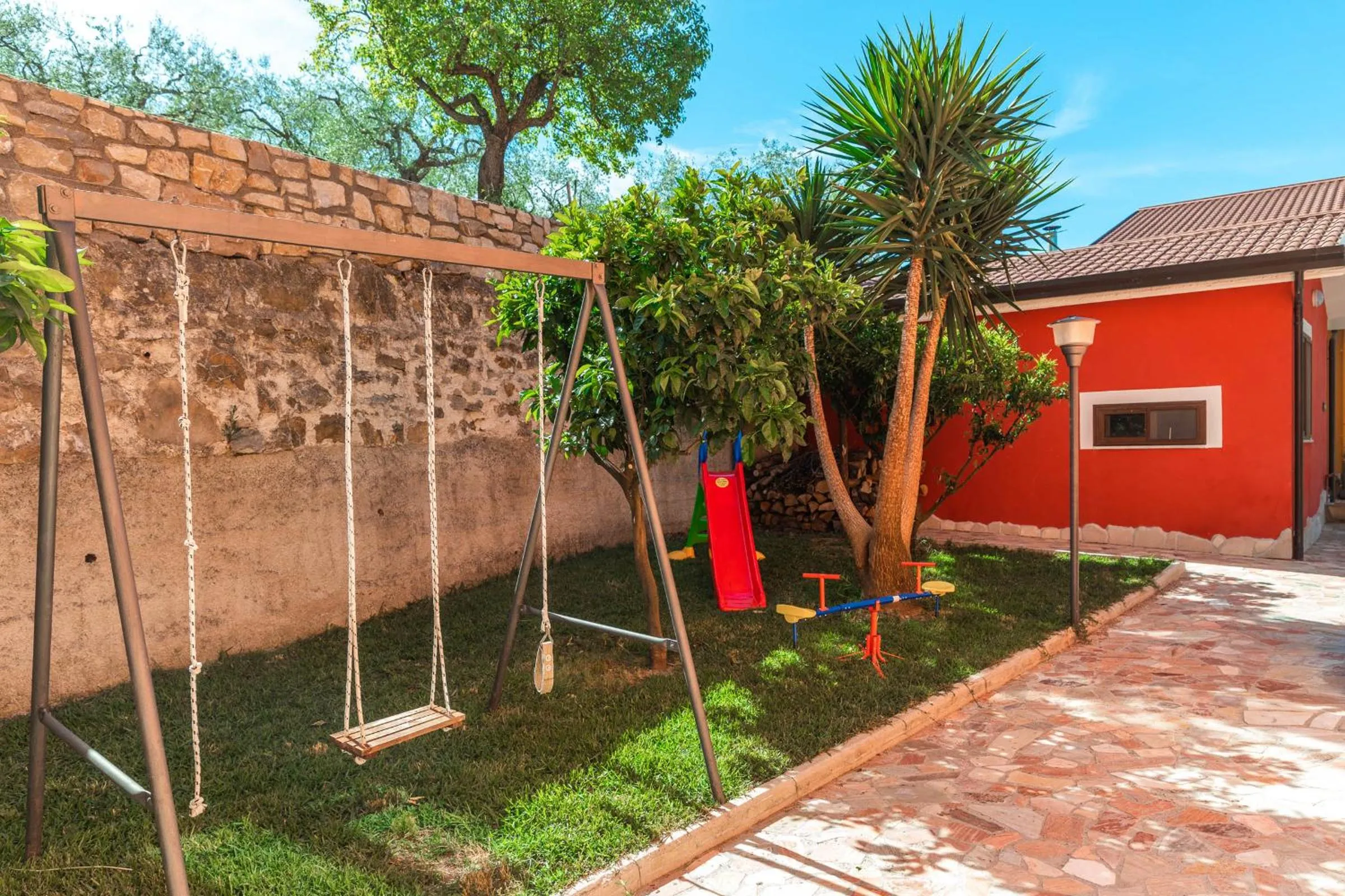 Children play ground in B&B La Mortella