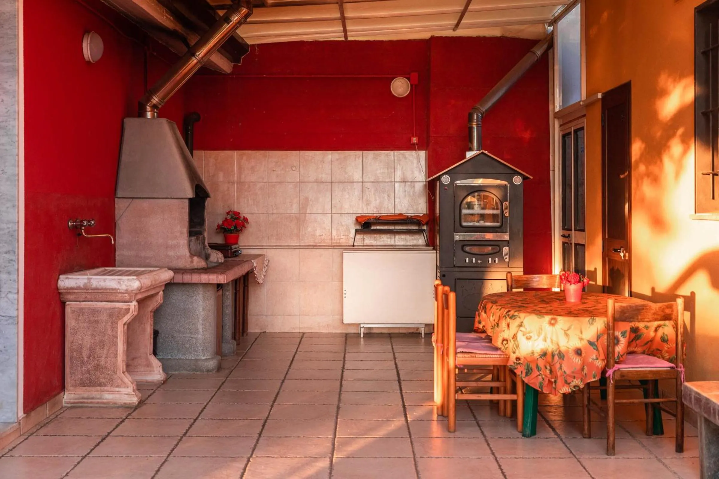 BBQ facilities in B&B La Mortella