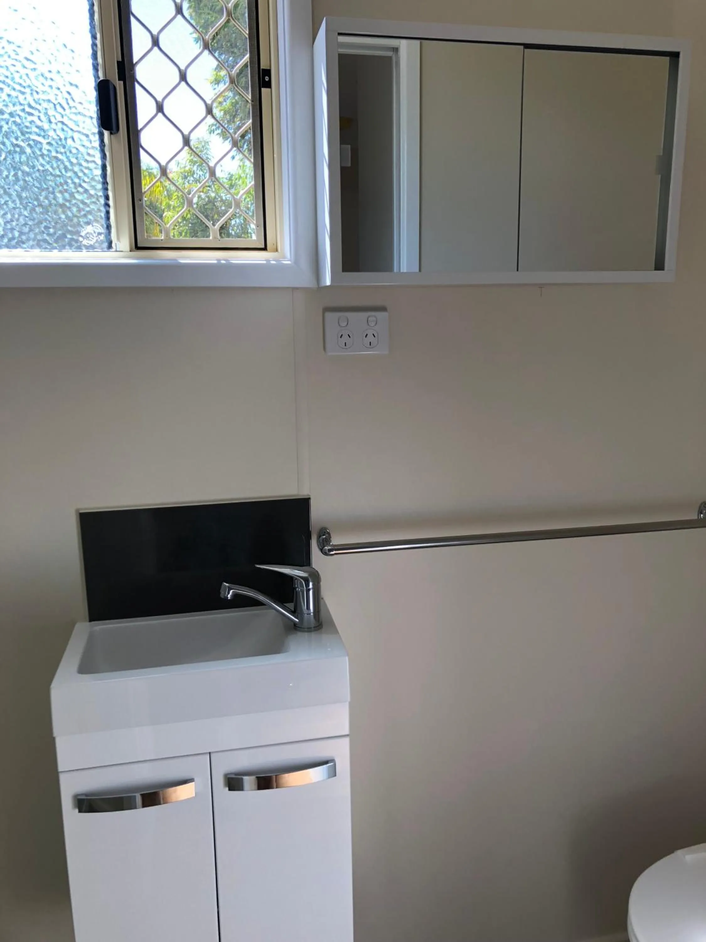 Bathroom in Homestead Caravan Park