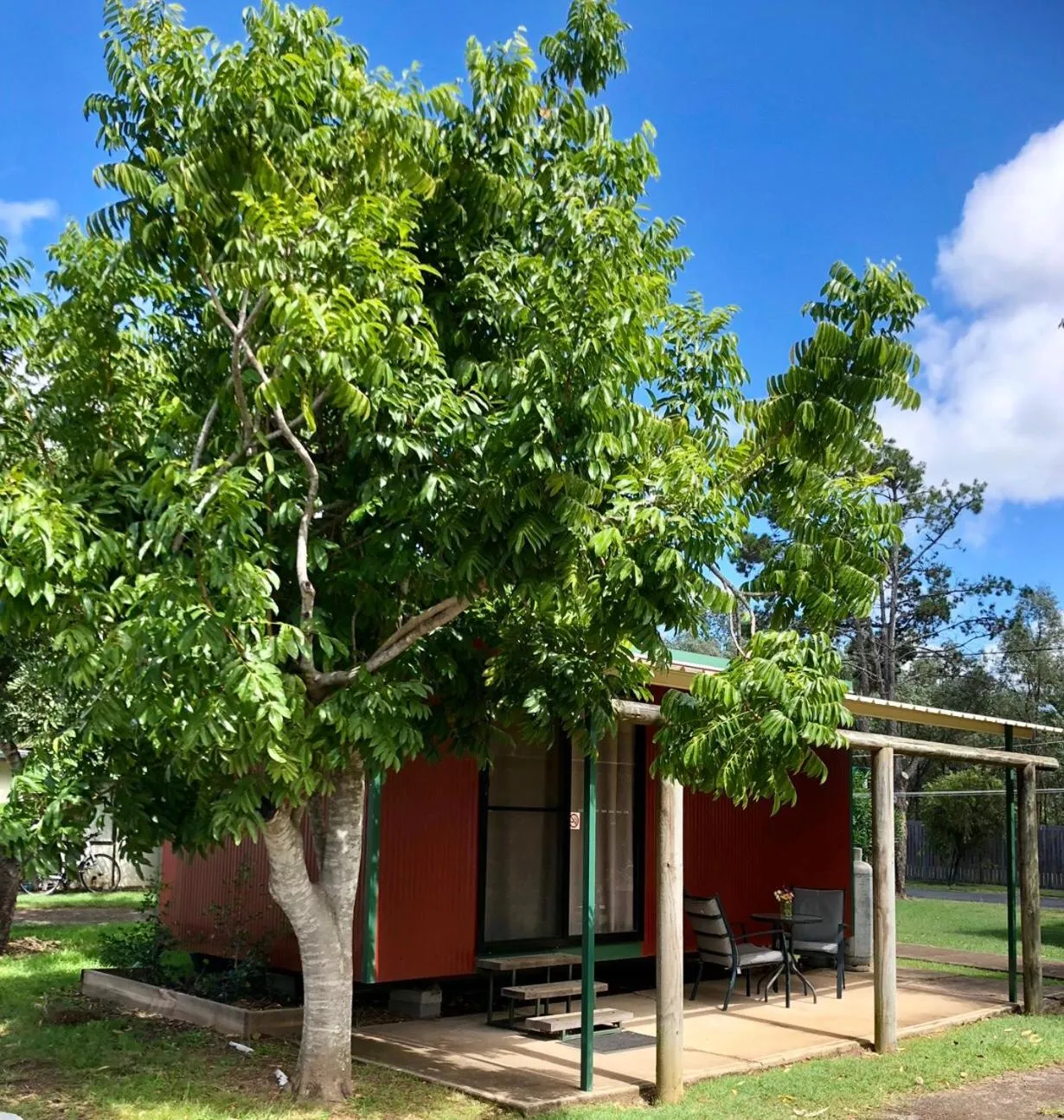 Patio in Homestead Caravan Park