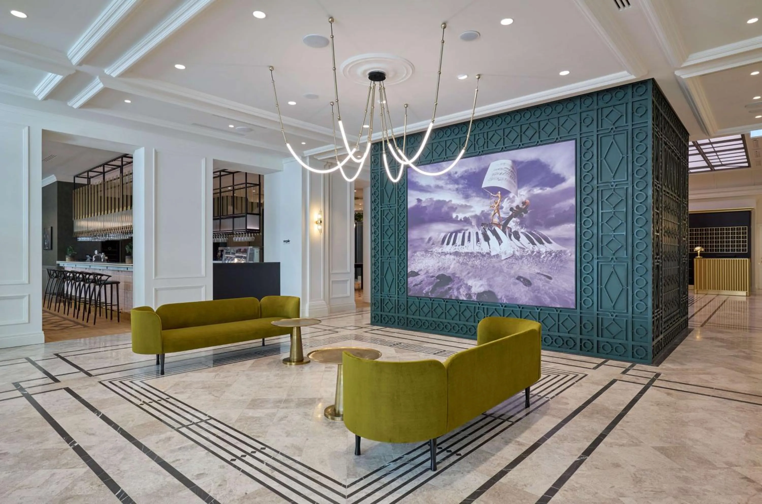 Lobby or reception in Hotel Saski Krakow Curio Collection by Hilton