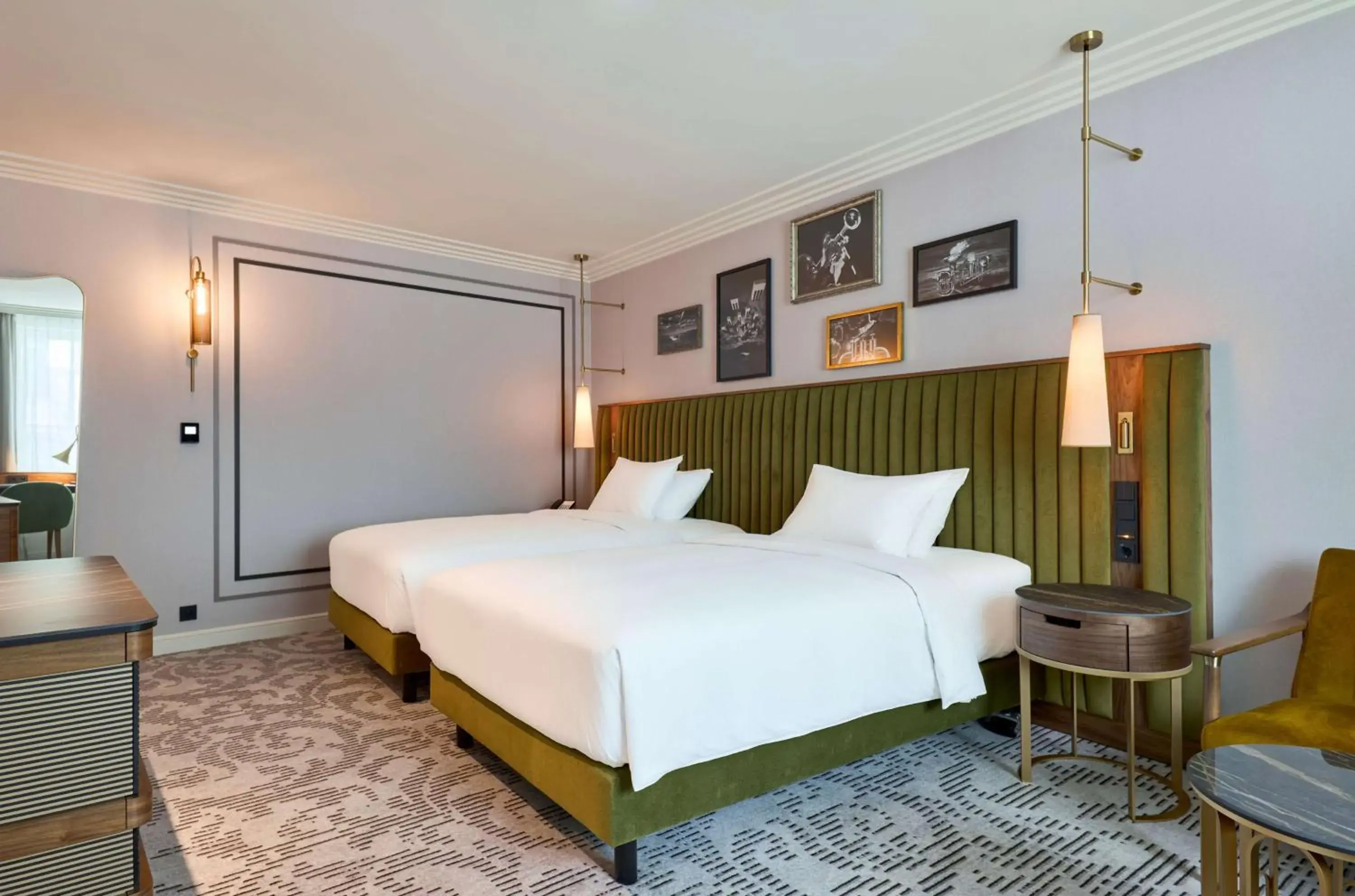 Deluxe Old Town Double Room with Two Double Beds in Hotel Saski Krakow Curio Collection by Hilton Deluxe Old Town Double Room with Two Double Beds in Hotel Saski Krakow Curio Collection by Hilton