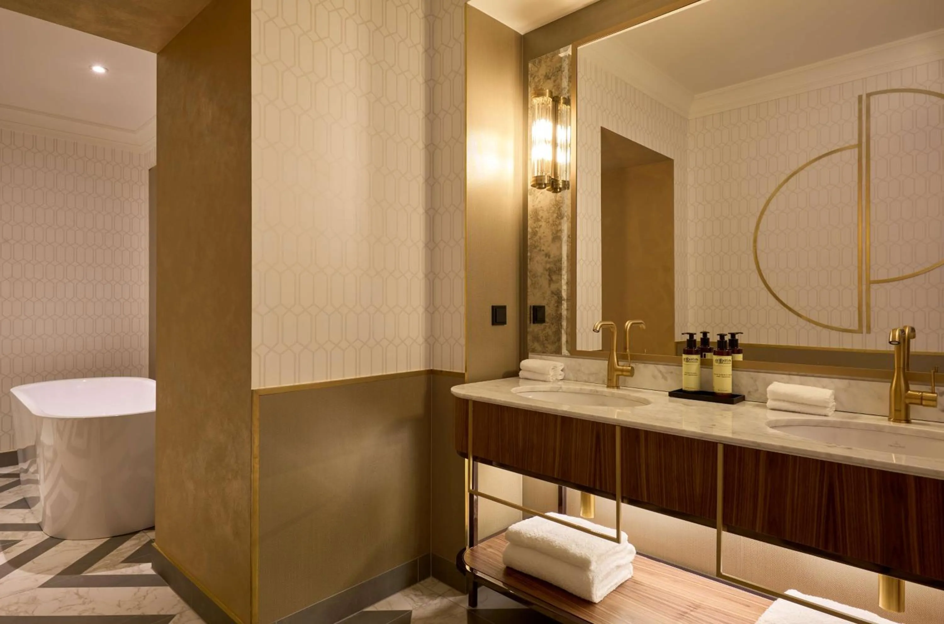 Bathroom in Hotel Saski Krakow Curio Collection by Hilton