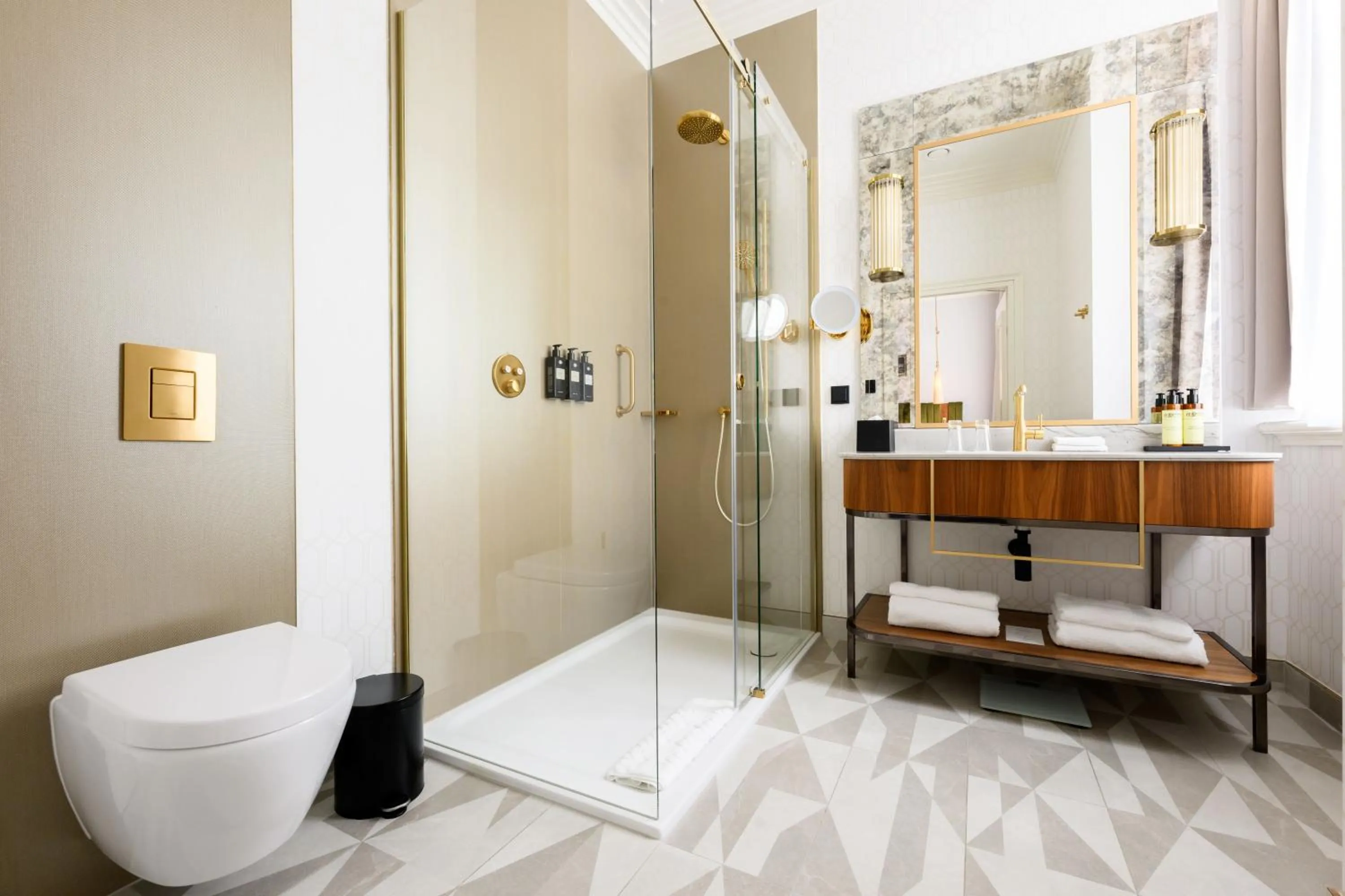 Bathroom in Hotel Saski Krakow Curio Collection by Hilton