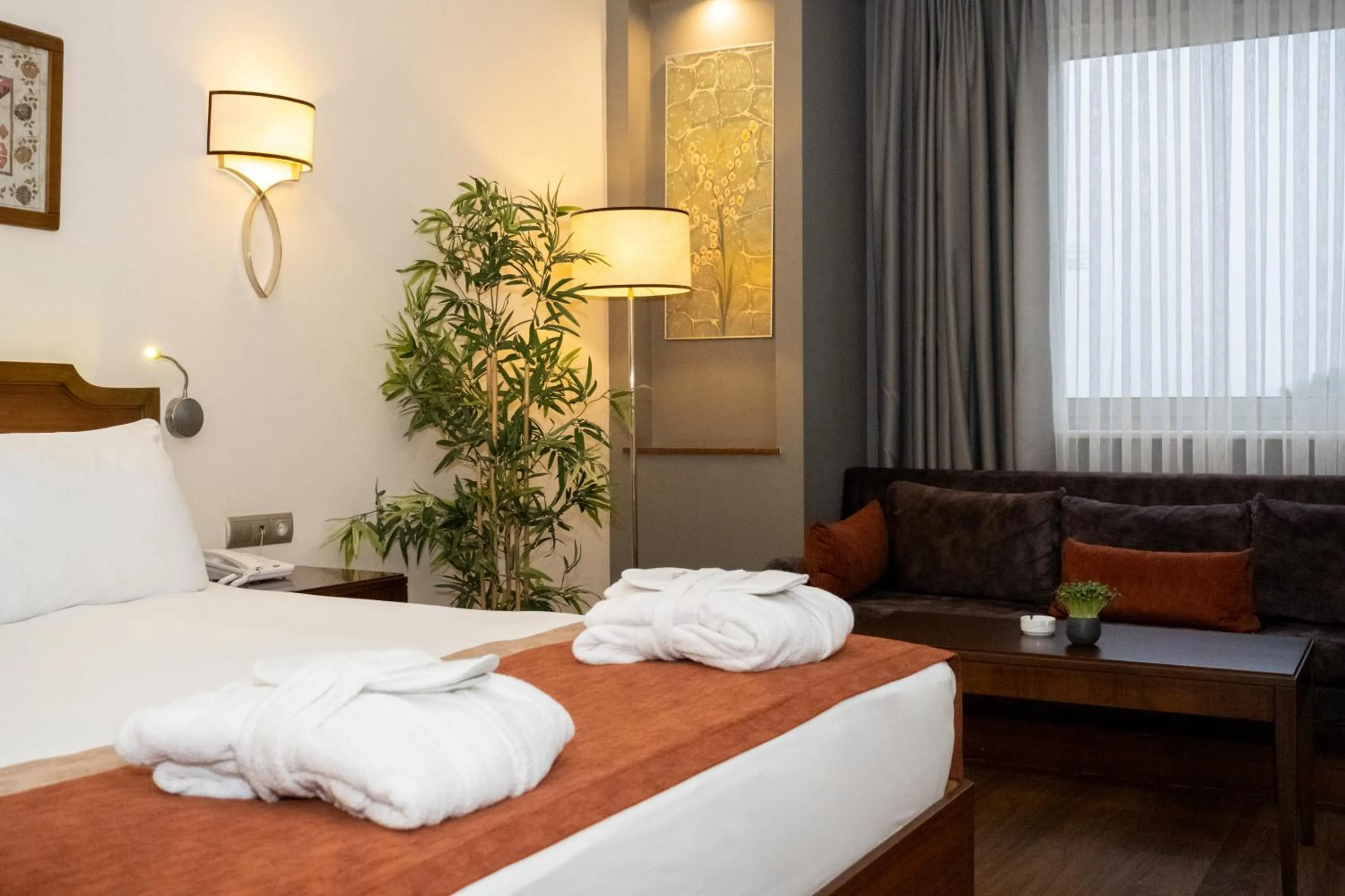 Bed in Euro Park Hotel Bursa