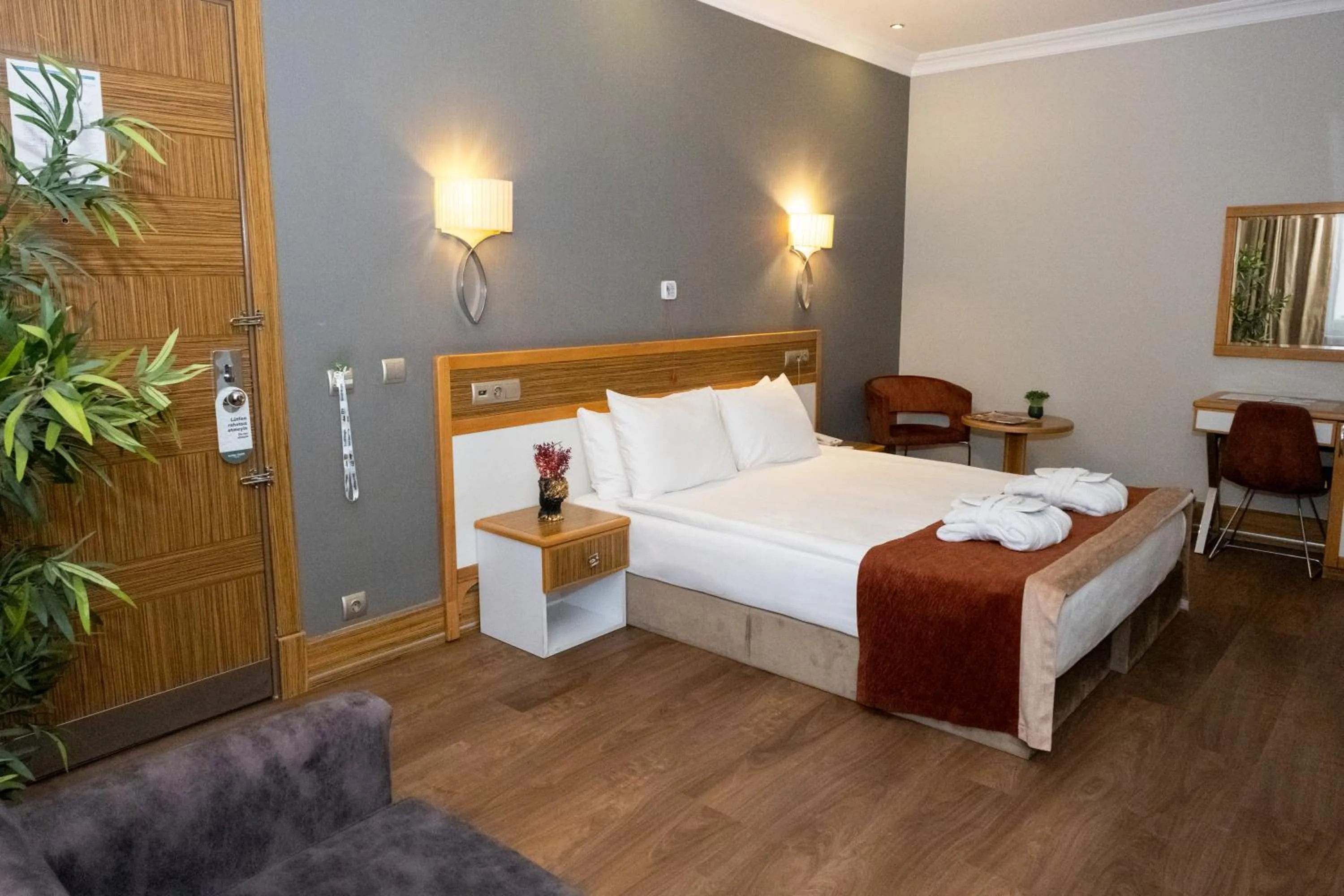 Bed in Euro Park Hotel Bursa