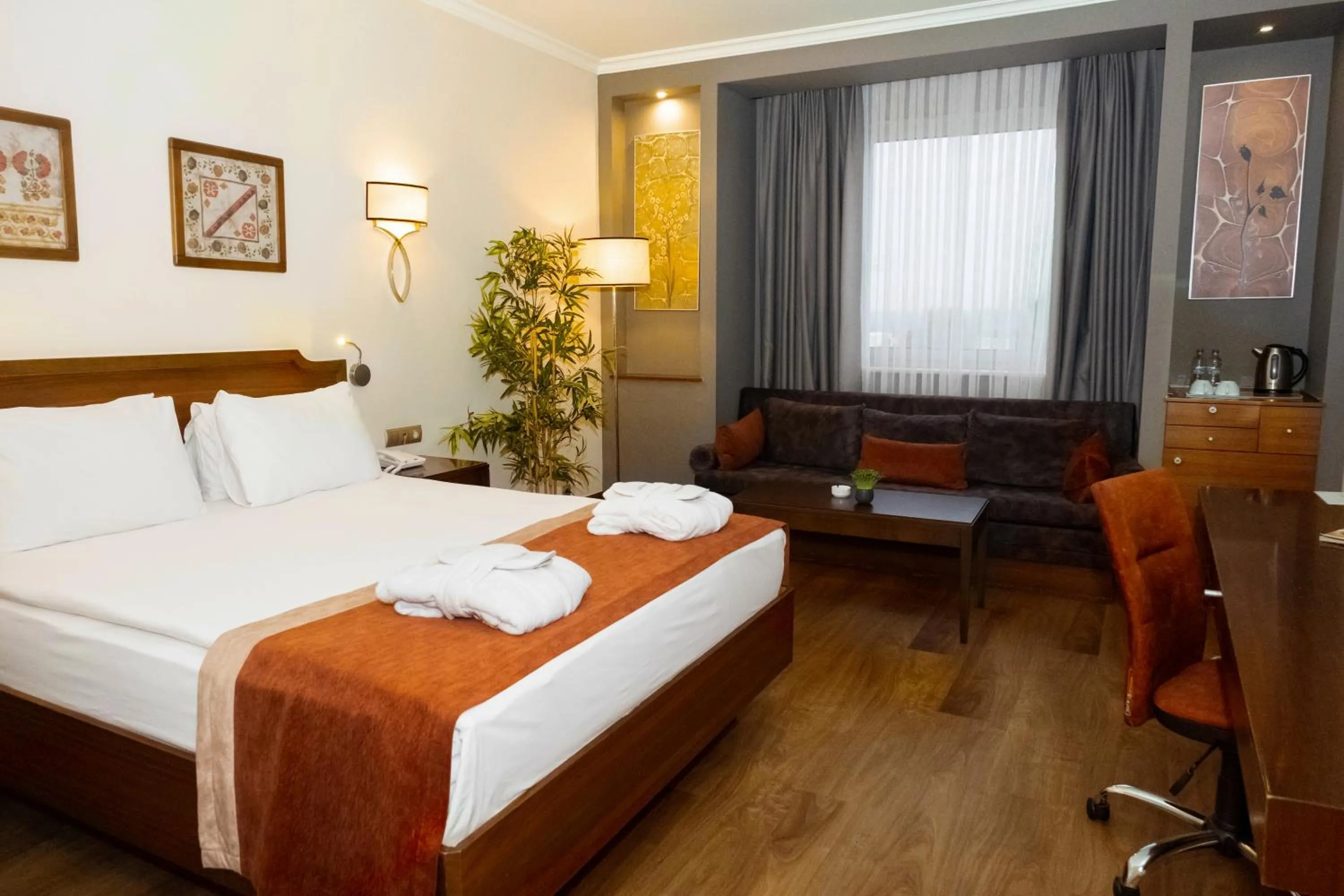 Bed in Euro Park Hotel Bursa