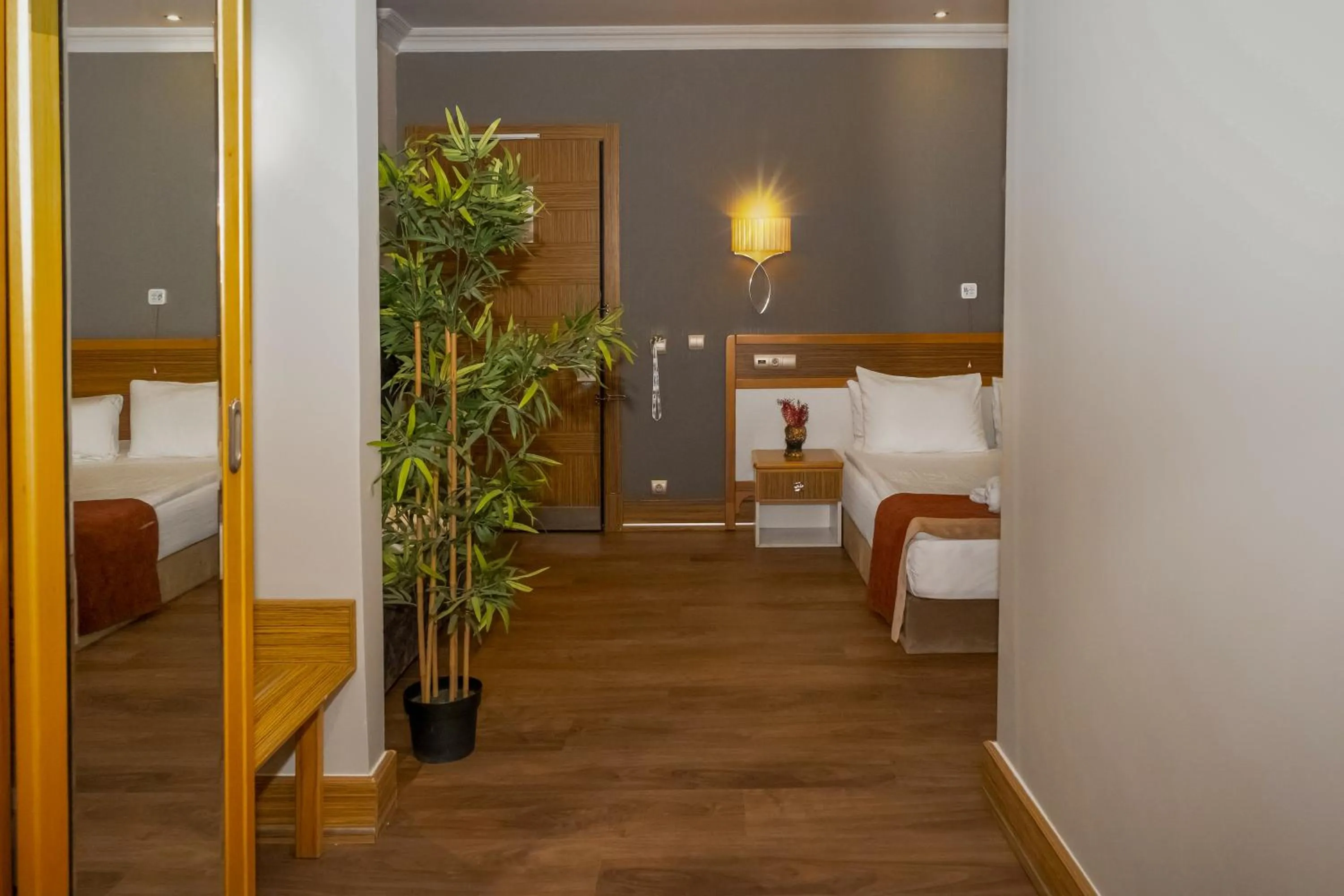 Bed in Euro Park Hotel Bursa