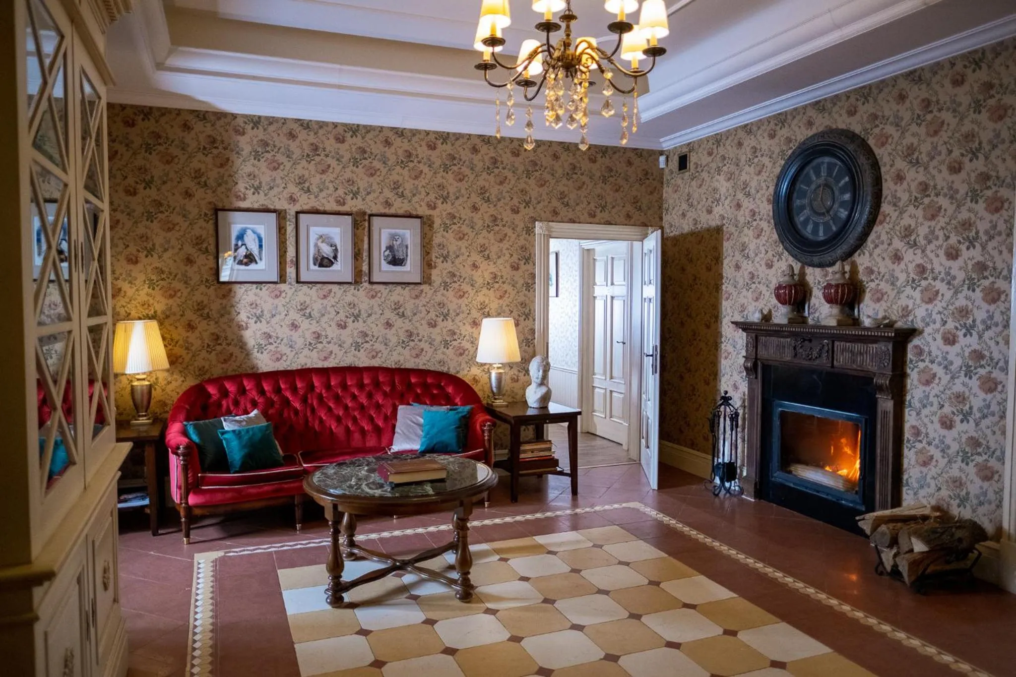 Seating area in Dwór Kaliszki