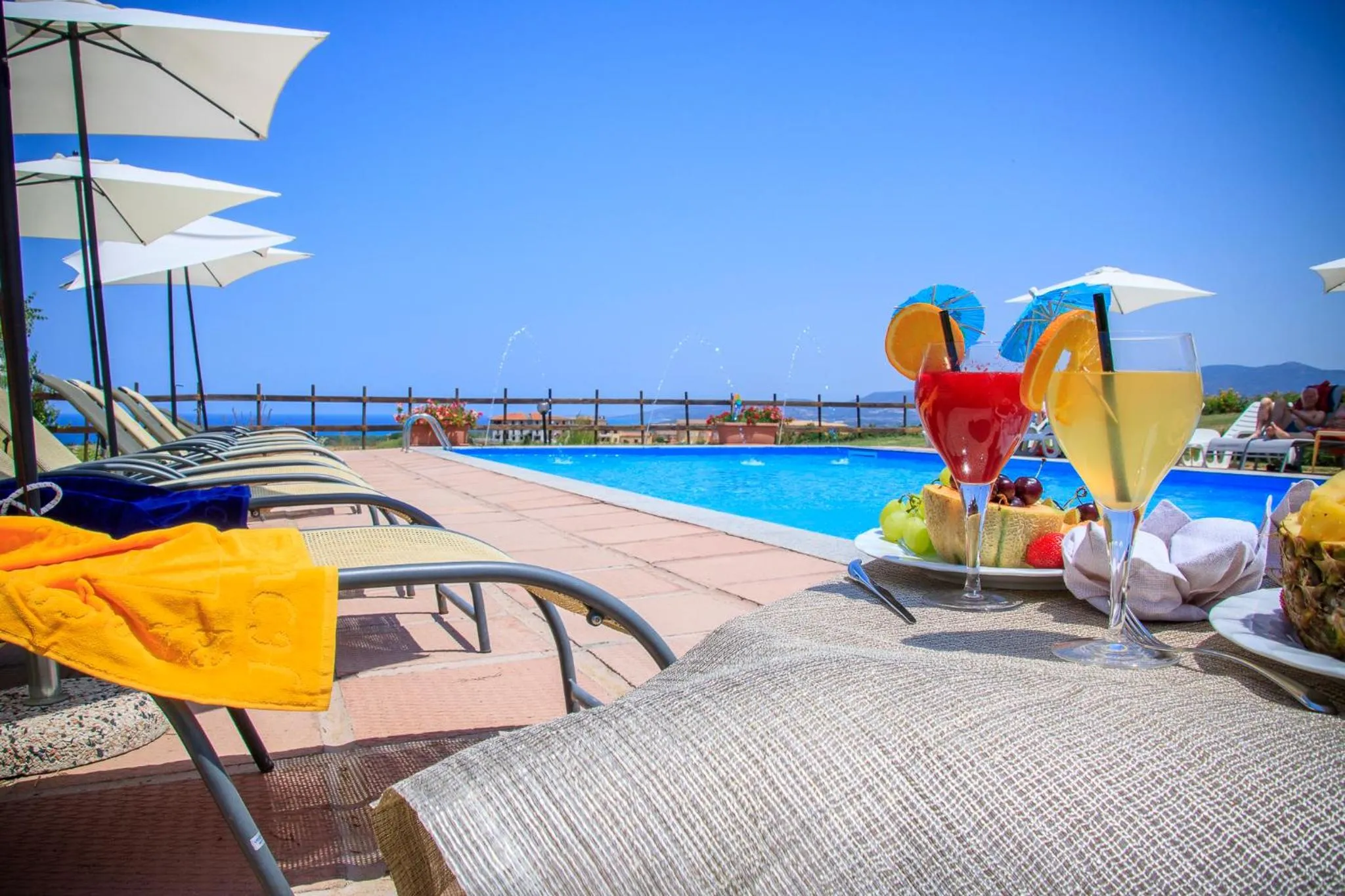 Swimming pool in Abbaidda Hotel