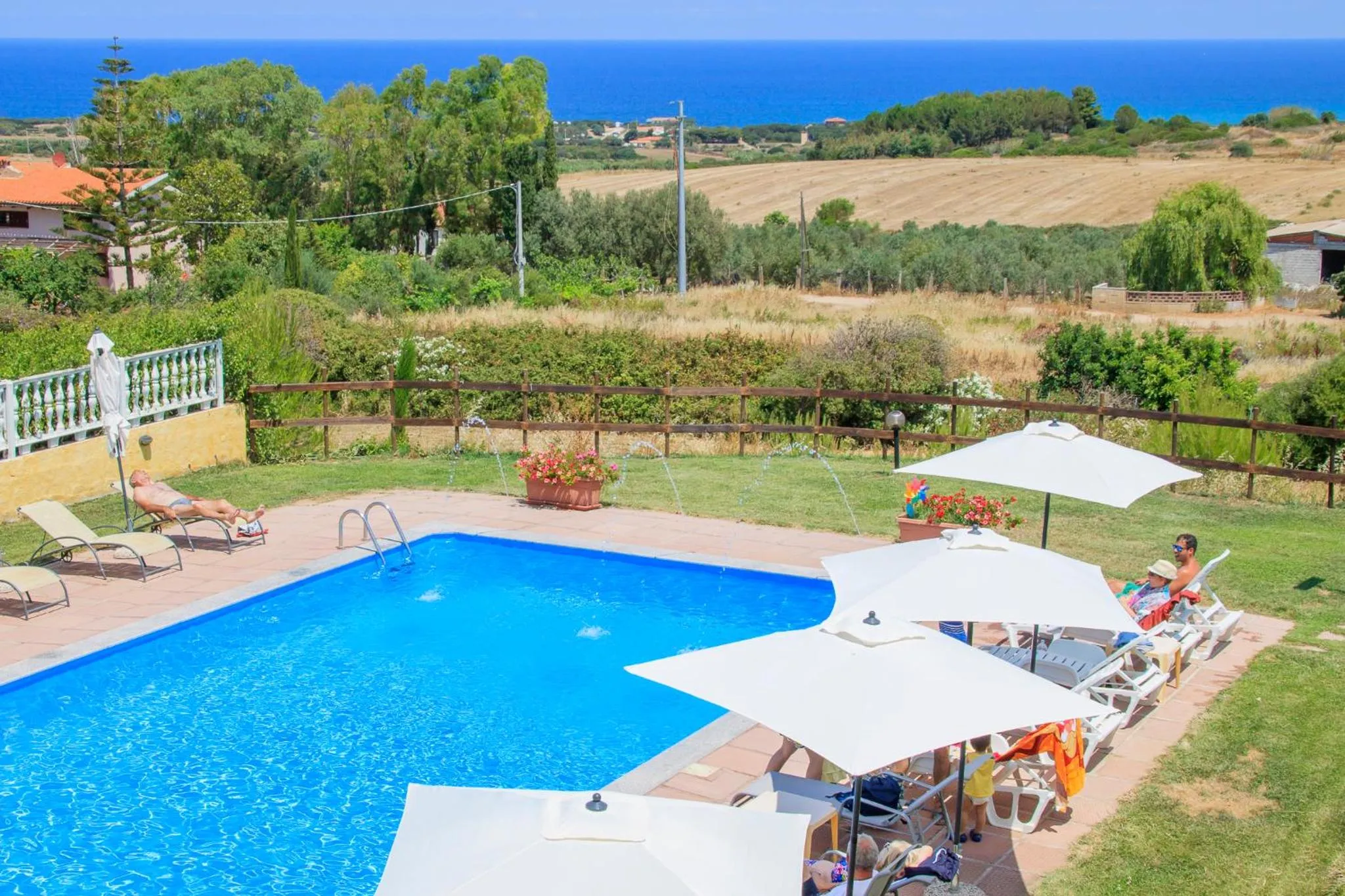 Swimming pool in Abbaidda Hotel
