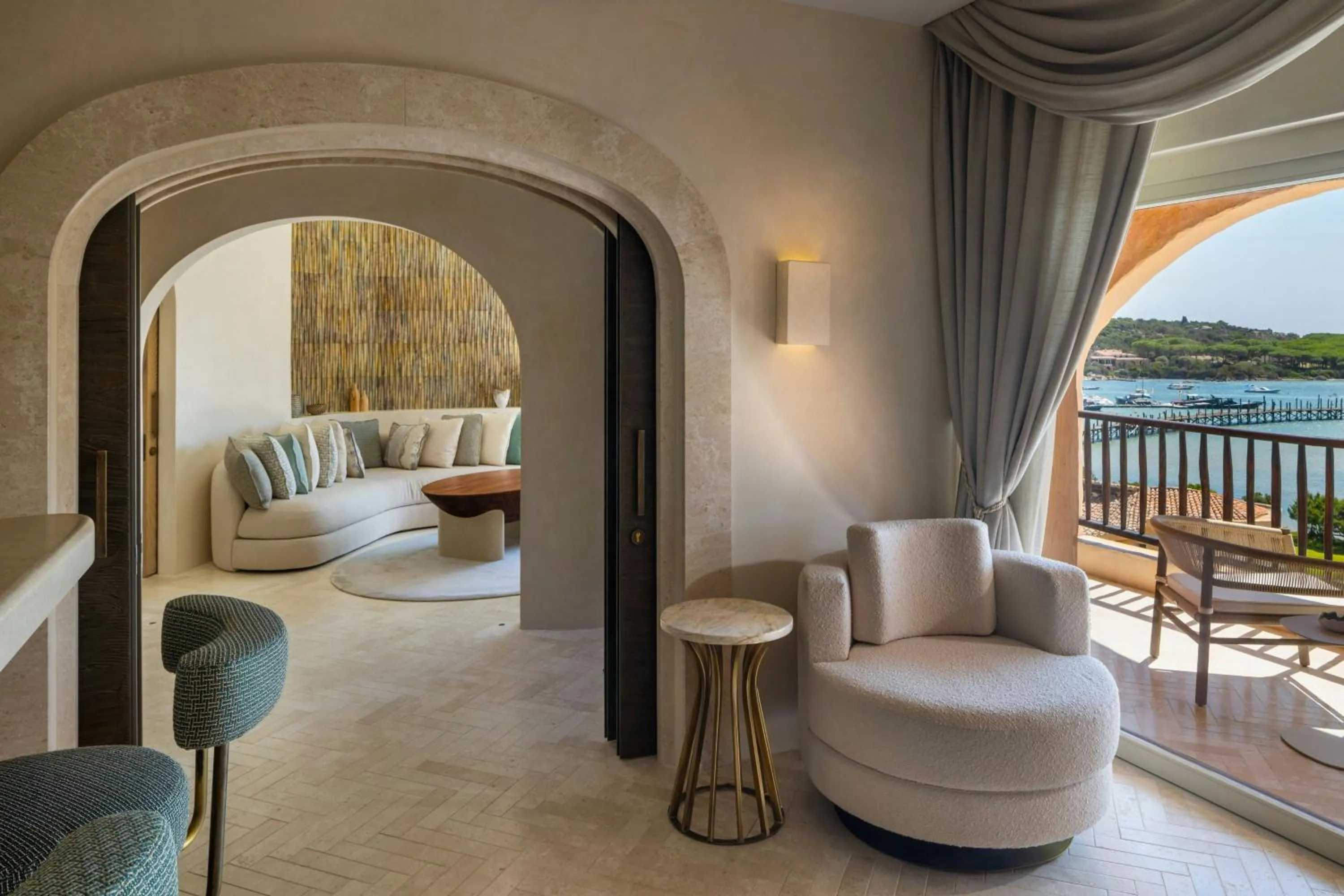 Living room in Hotel Cala di Volpe, a Luxury Collection Hotel, Costa Smeralda