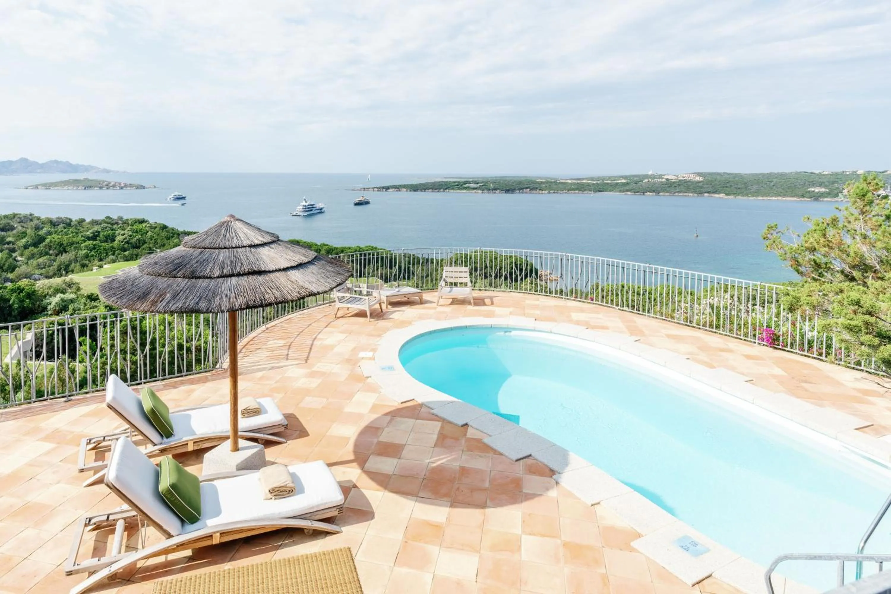Sea view in Hotel Pitrizza, Costa Smeralda