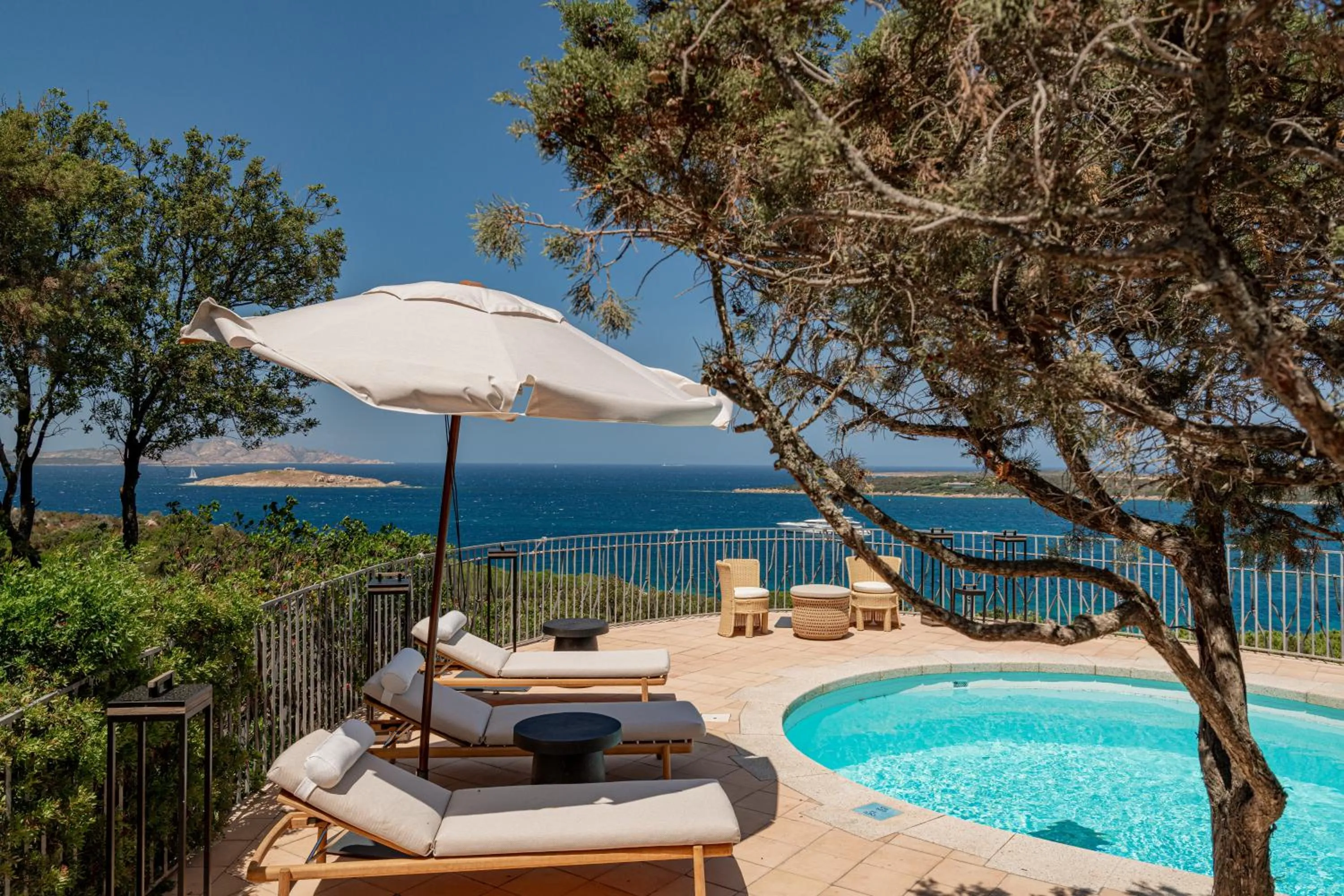 Sea view in Hotel Pitrizza, Costa Smeralda