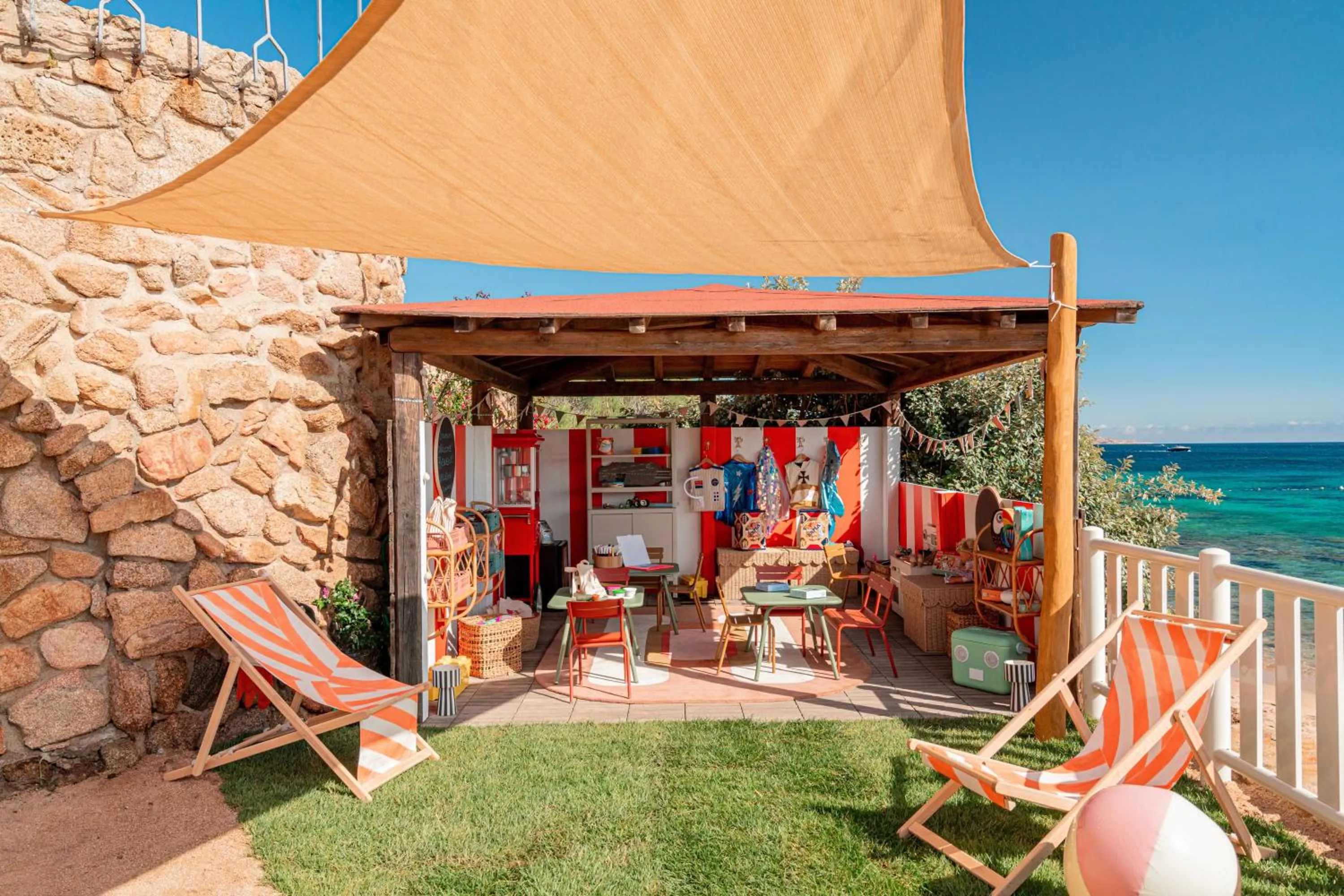 Kids's club in Hotel Pitrizza, Costa Smeralda