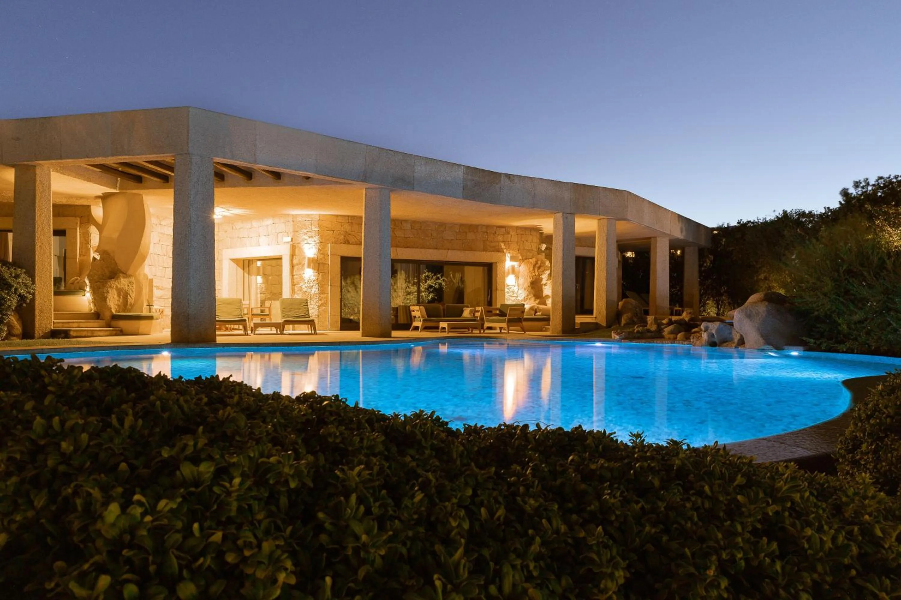 Swimming pool in Hotel Pitrizza, Costa Smeralda