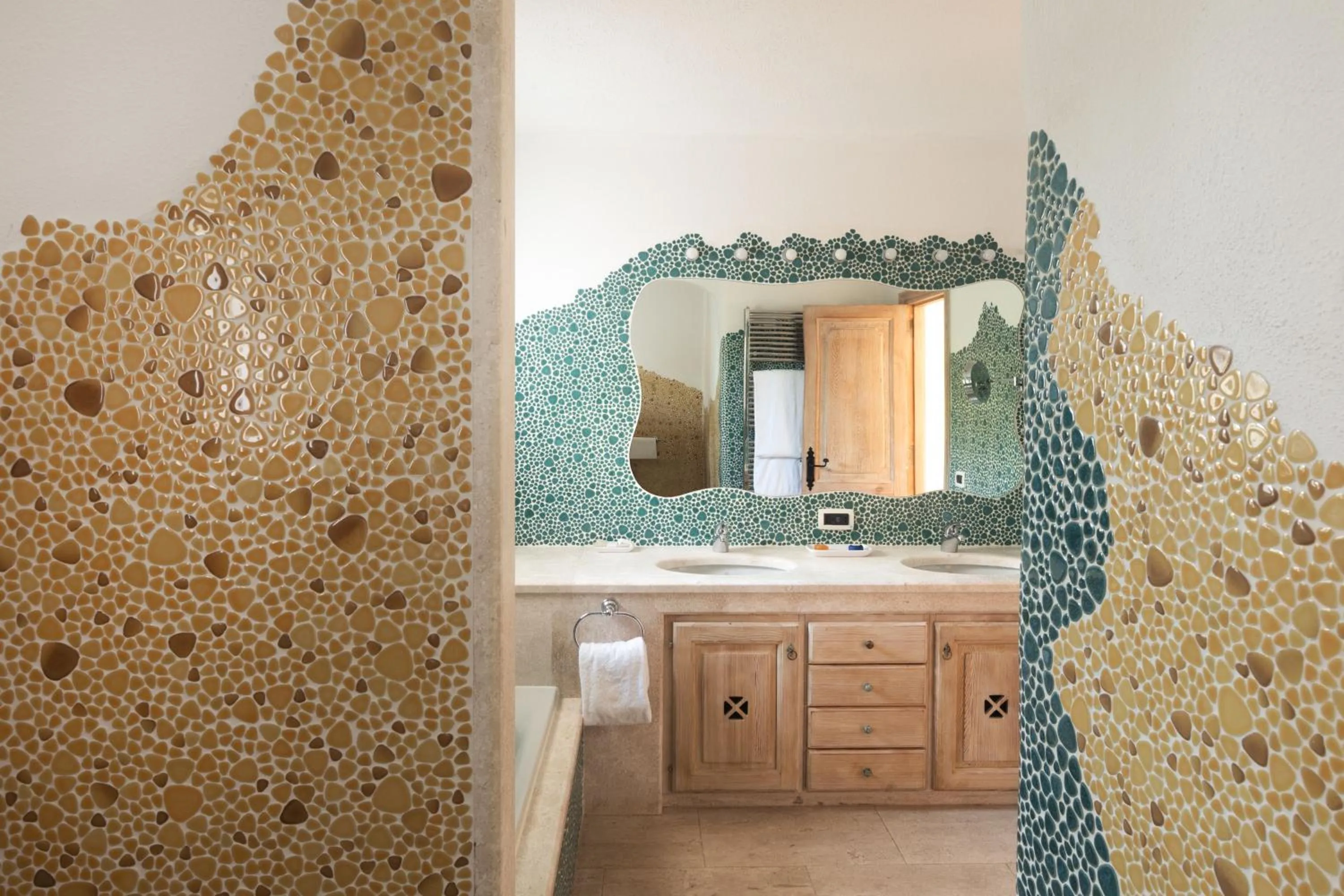 Bathroom in Romazzino, A Belmond Hotel, Costa Smeralda