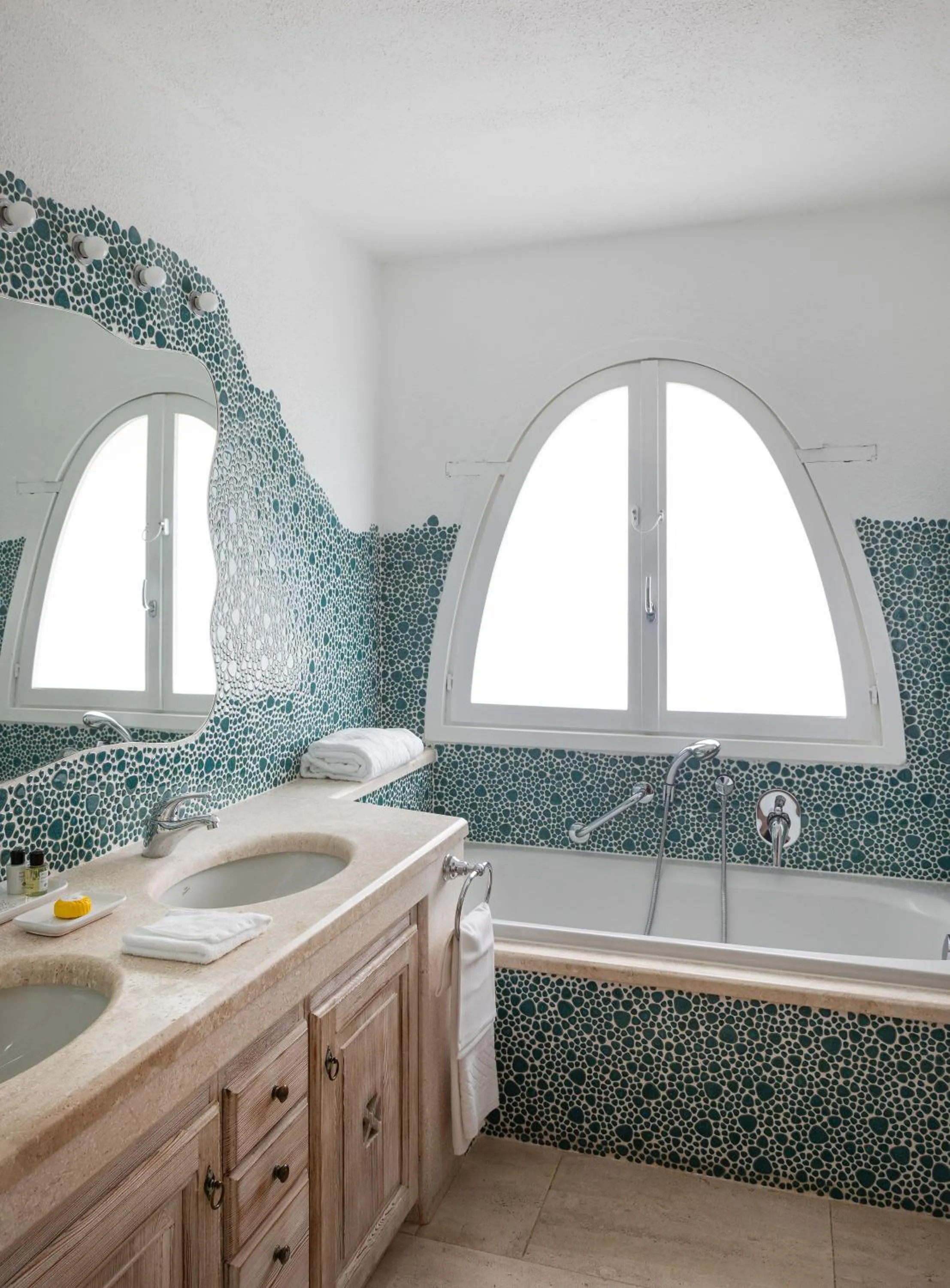 Bathroom in Romazzino, A Belmond Hotel, Costa Smeralda