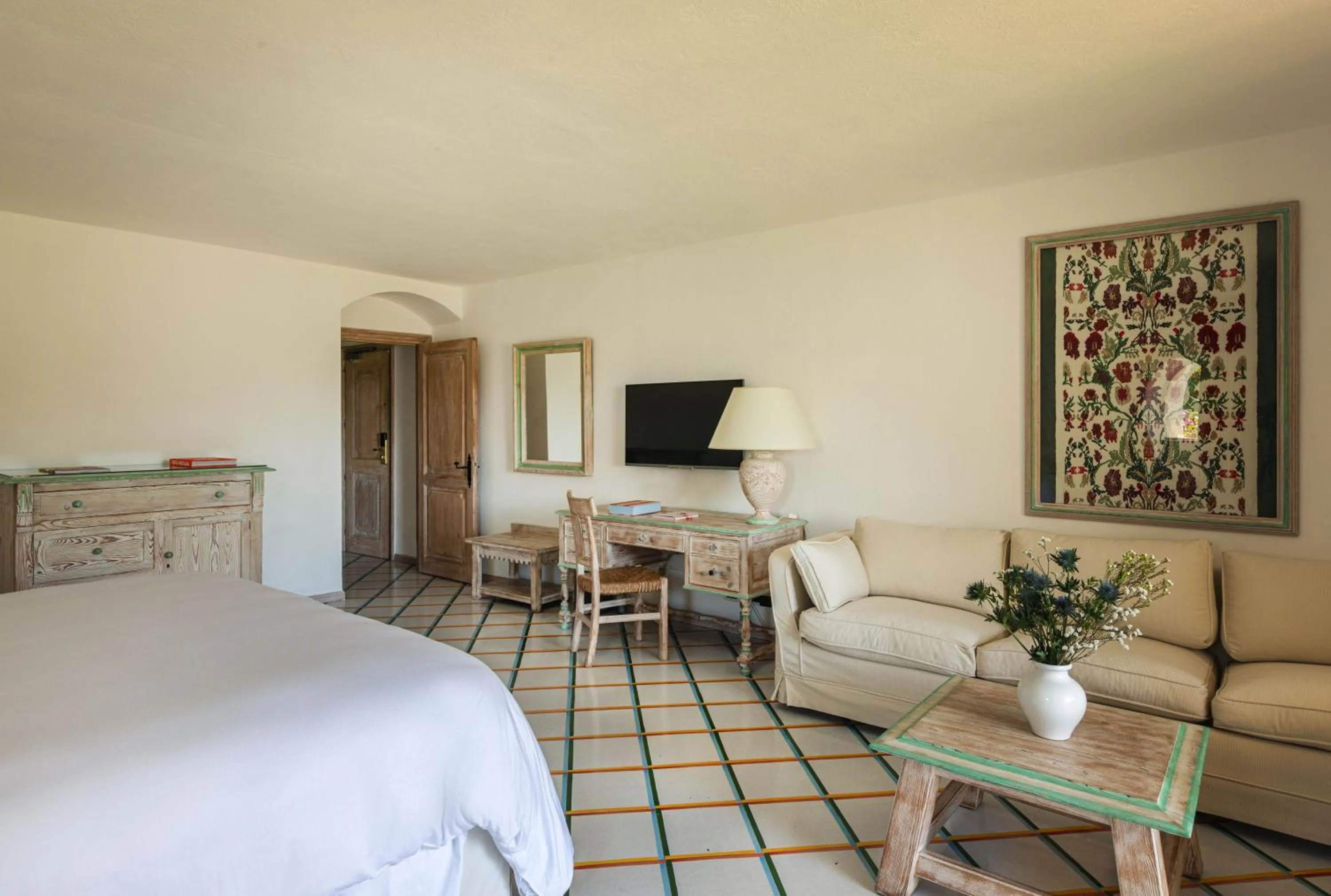 Bedroom, Bed in Romazzino, A Belmond Hotel, Costa Smeralda