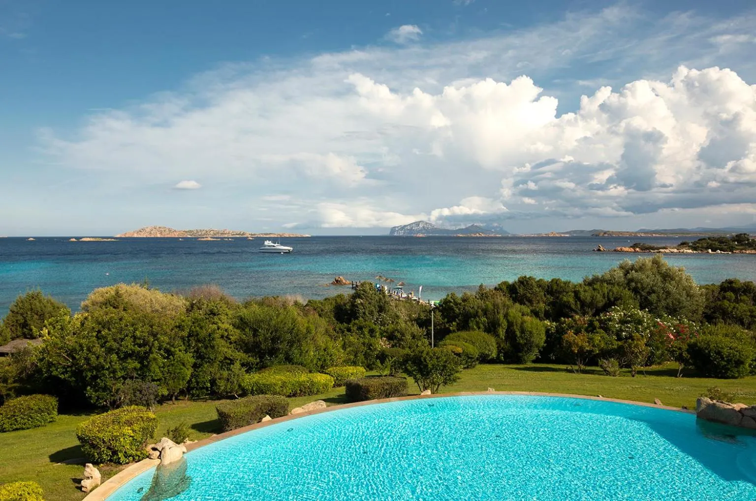 Swimming pool in Romazzino, A Belmond Hotel, Costa Smeralda