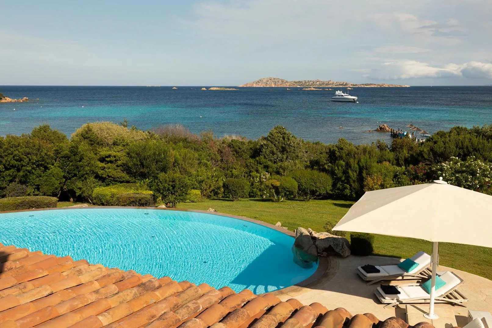 Swimming pool in Romazzino, A Belmond Hotel, Costa Smeralda
