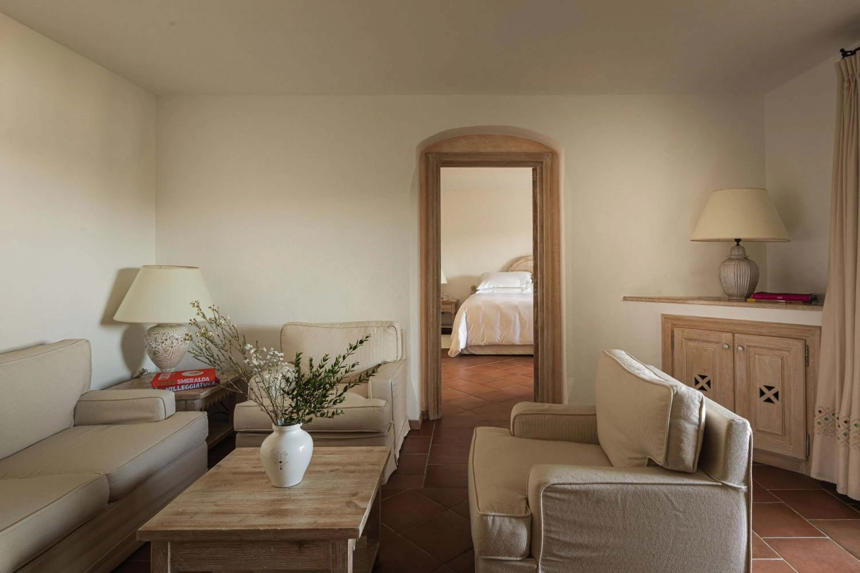 Bedroom, Bed in Romazzino, A Belmond Hotel, Costa Smeralda