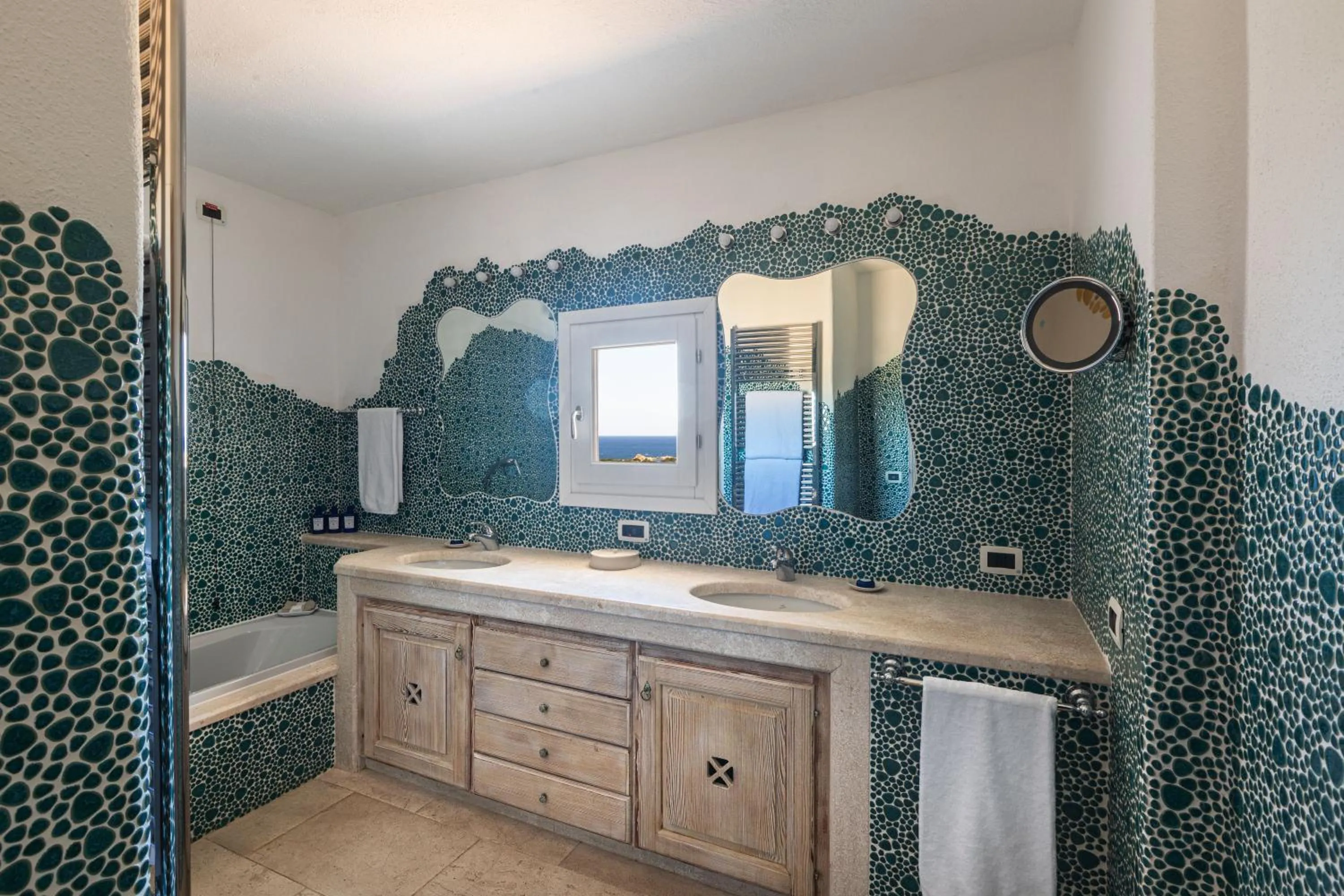 Bathroom in Romazzino, A Belmond Hotel, Costa Smeralda