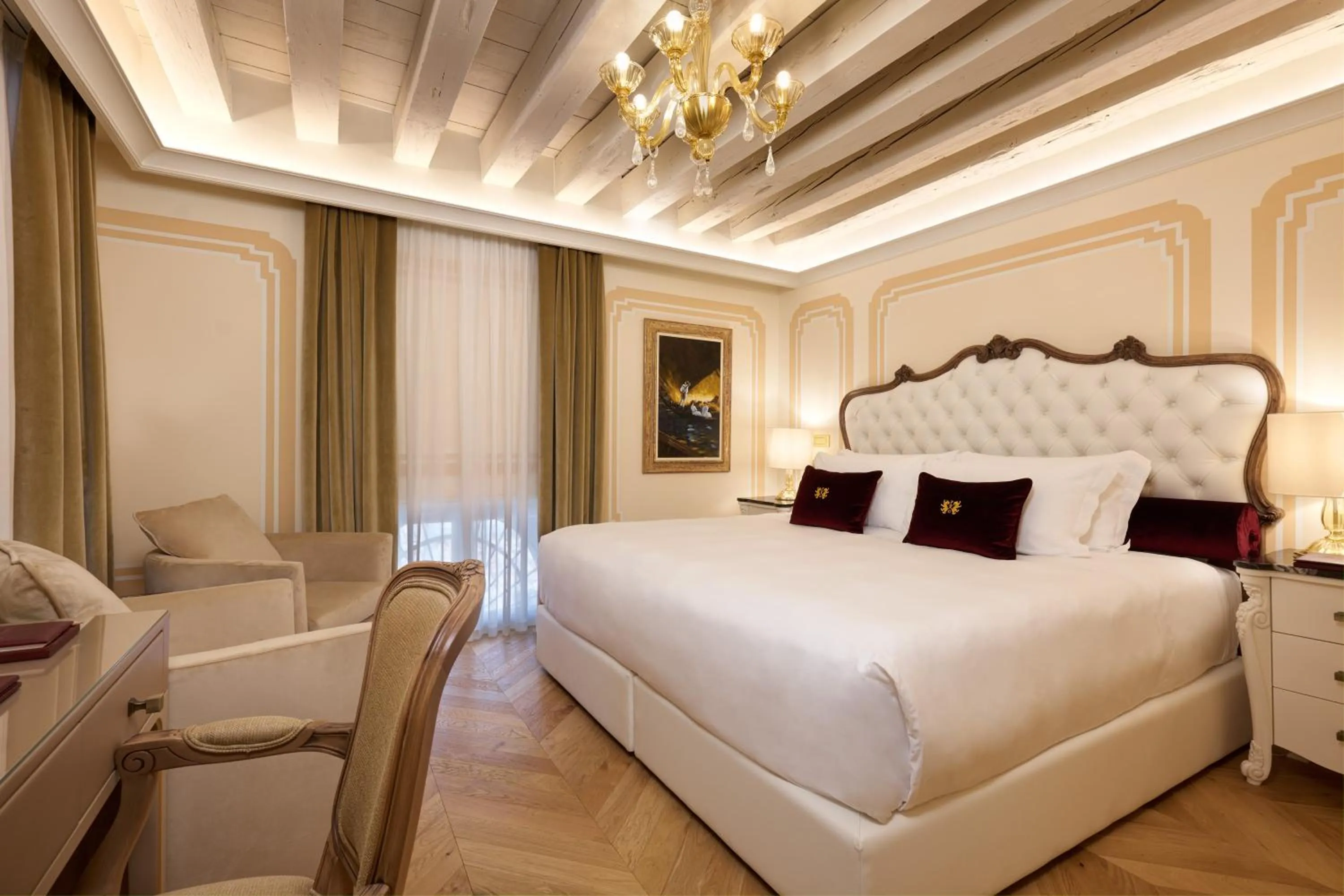 Bedroom, Bed in Hotel Palazzo Giovanelli e Gran Canal