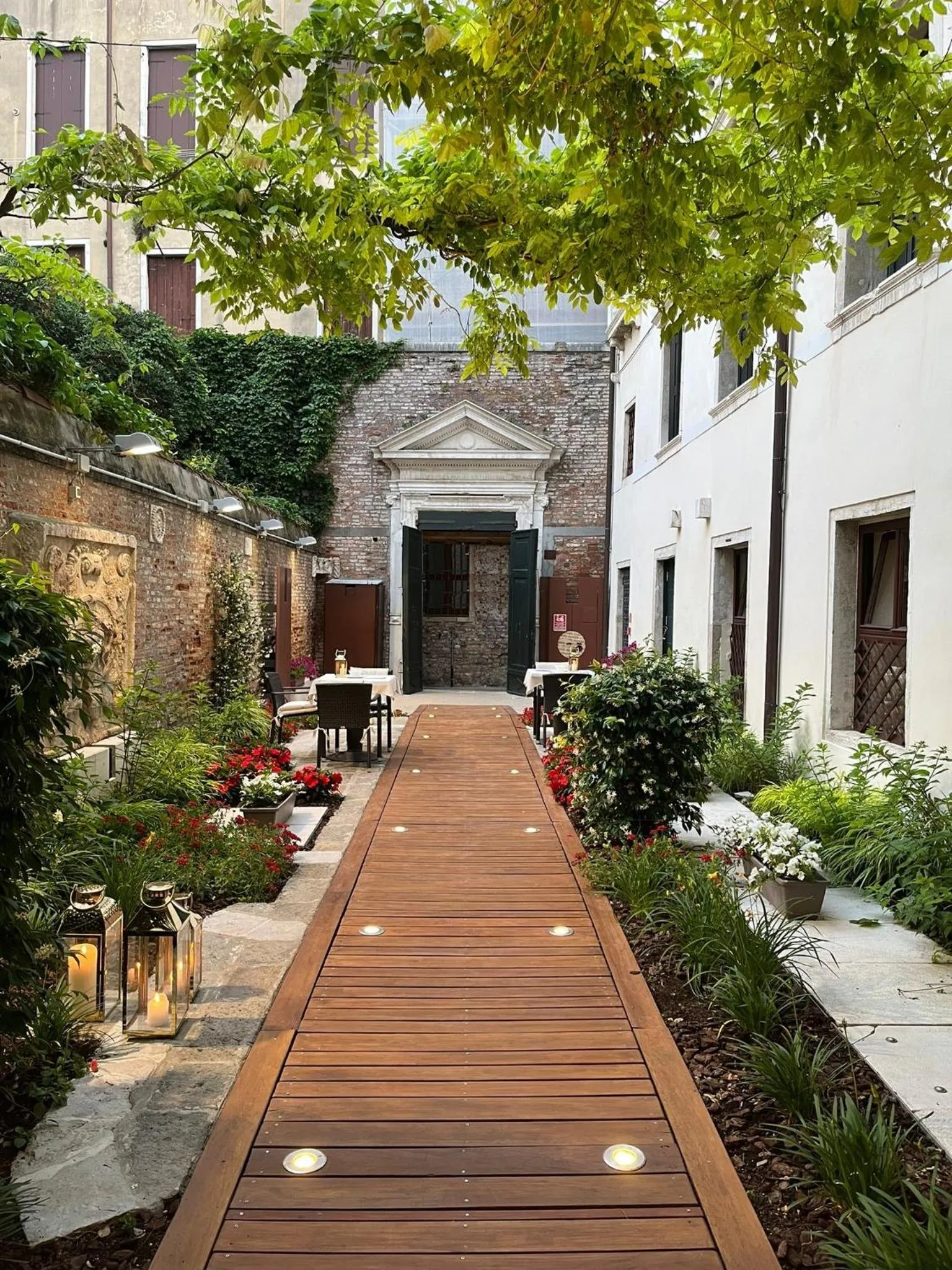 Garden in Hotel Palazzo Giovanelli e Gran Canal