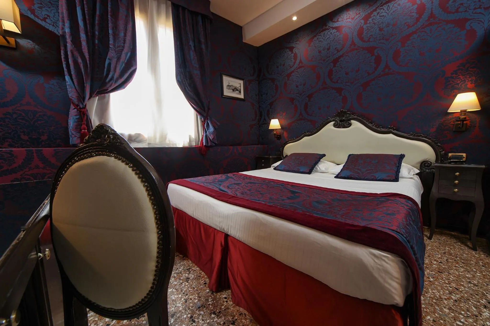 Decorative detail, Bed in Locanda Antica Venezia