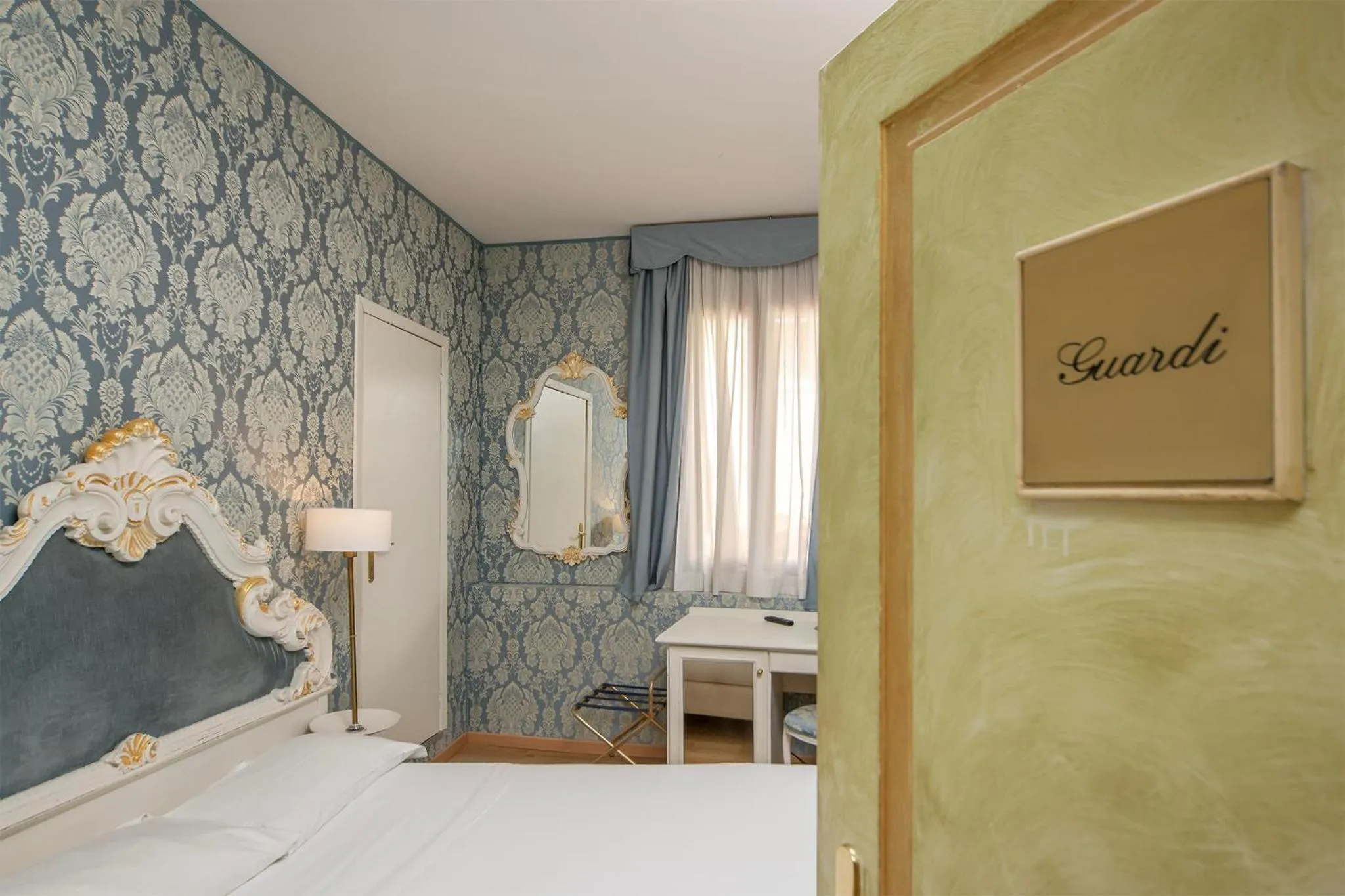 Decorative detail, Bed in Locanda Antica Venezia