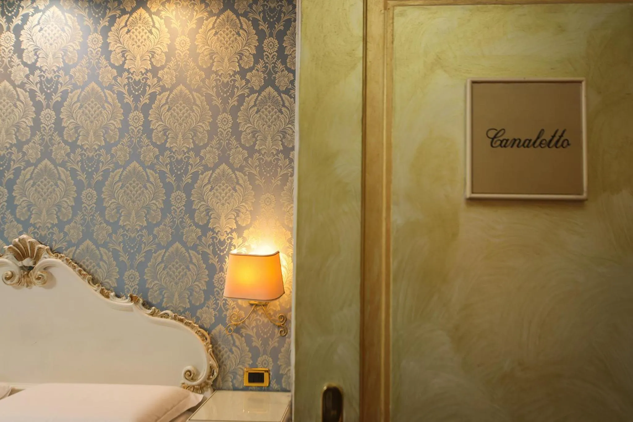 Decorative detail, Bed in Locanda Antica Venezia