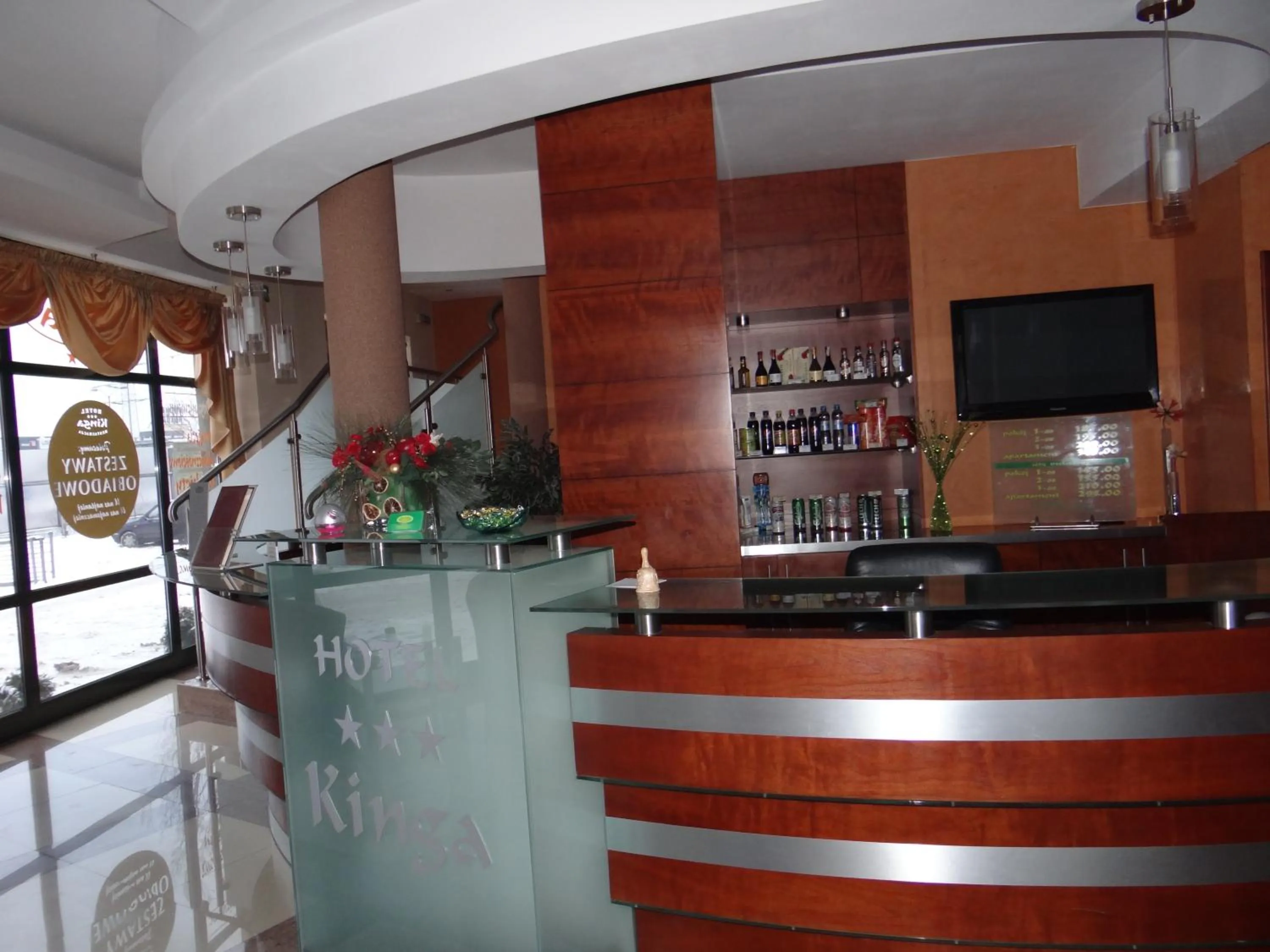 Lobby or reception in Hotel Restauracja Kinga