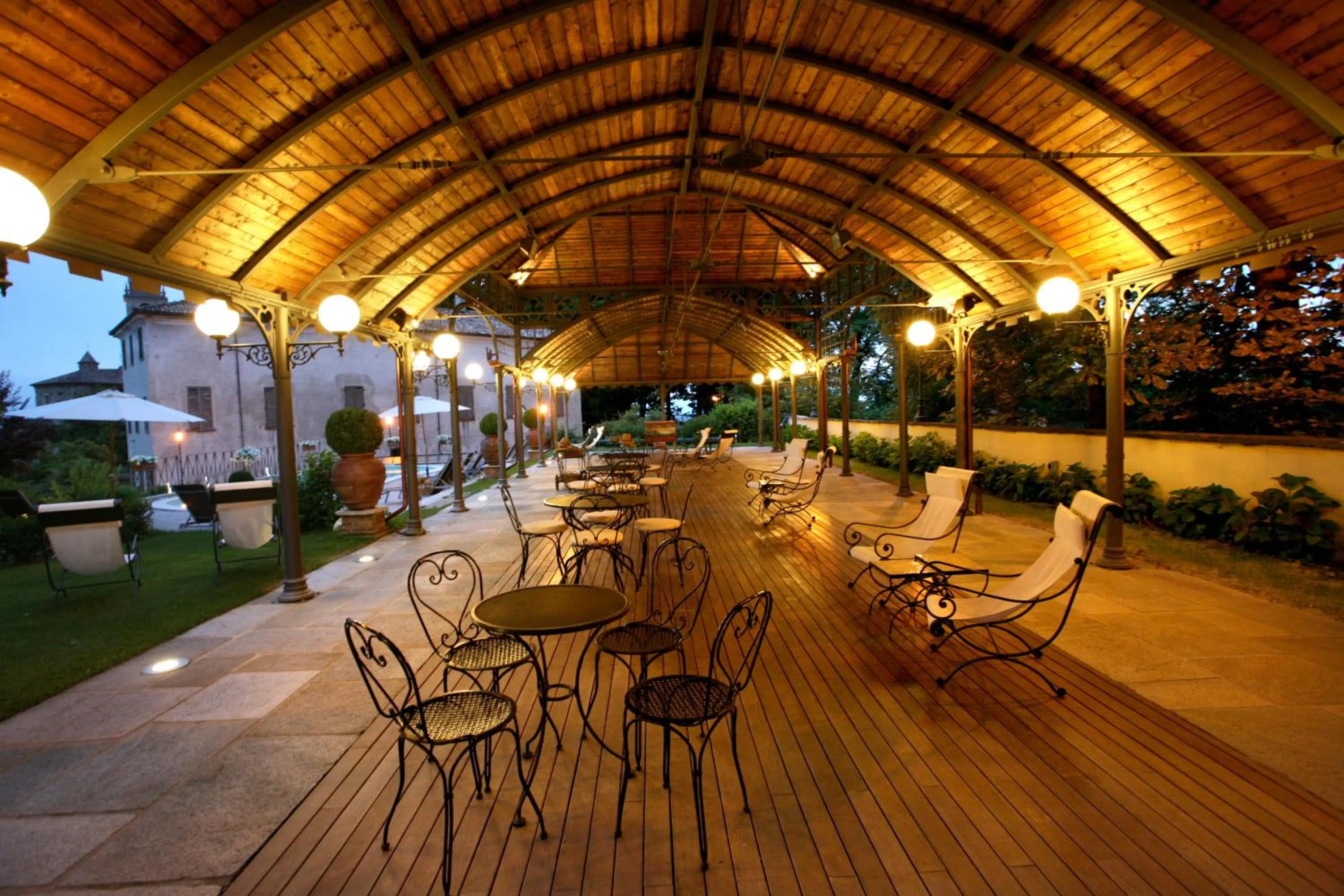 Garden in Hotel Villa Beccaris