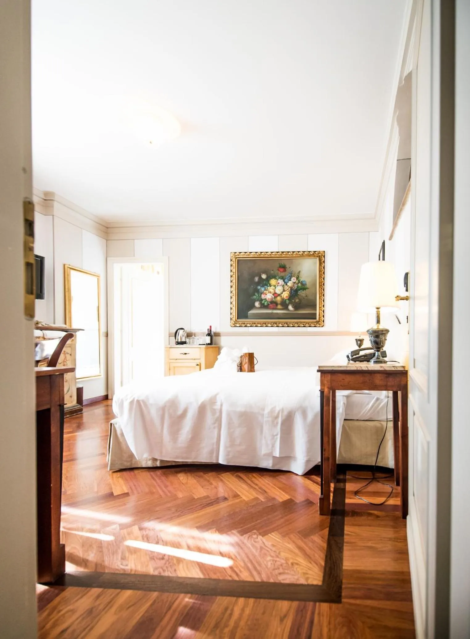 Bed in Hotel Villa Beccaris