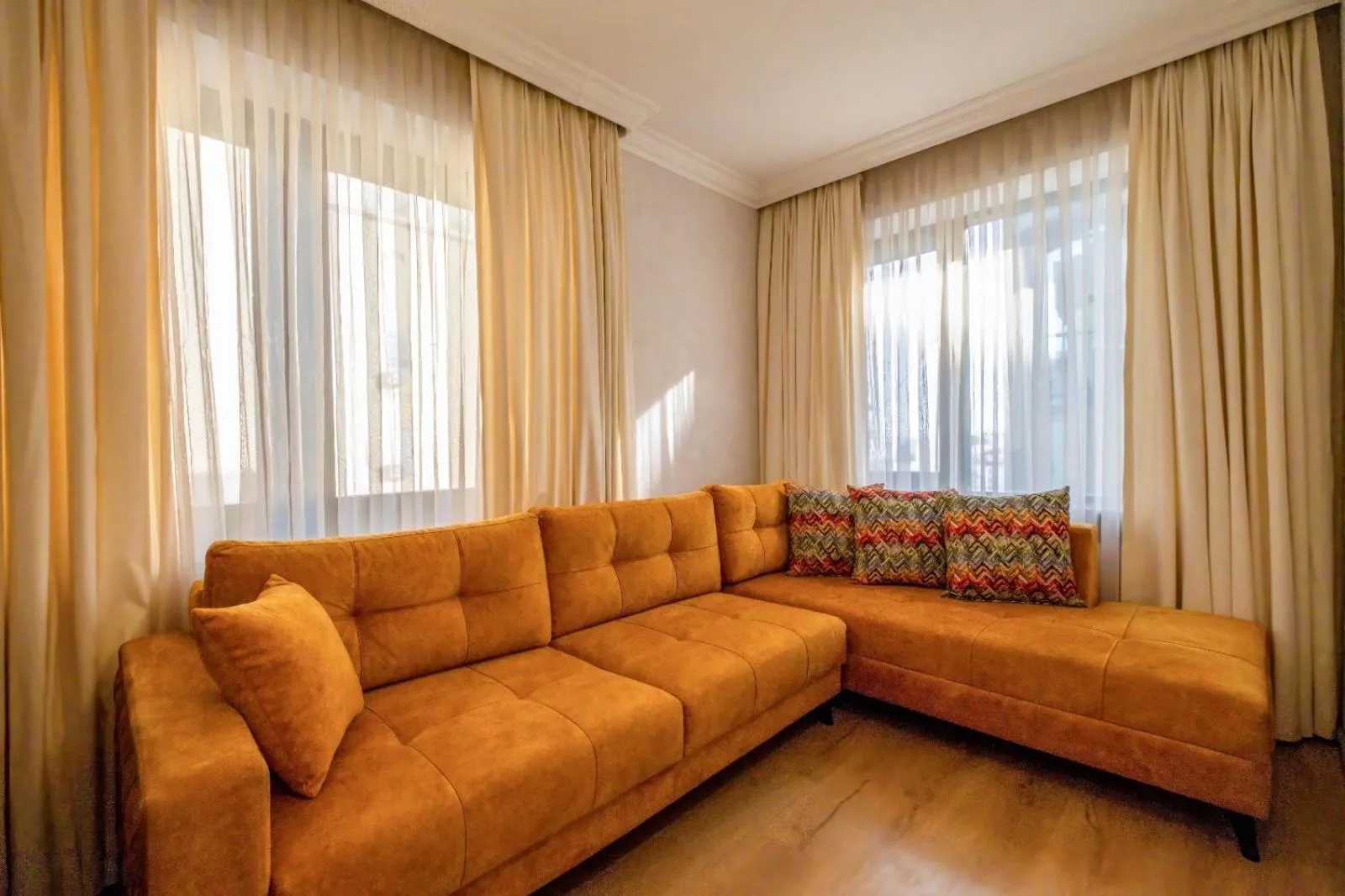 Seating area in Marble Hotel