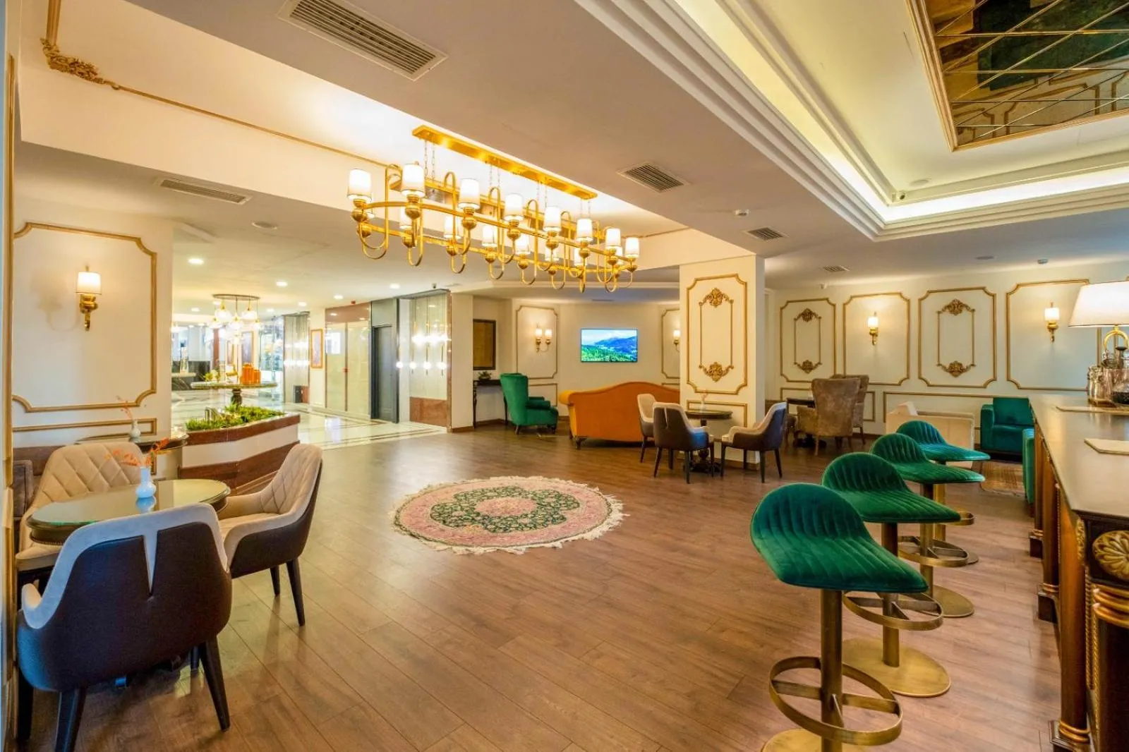 Lobby or reception in Marble Hotel