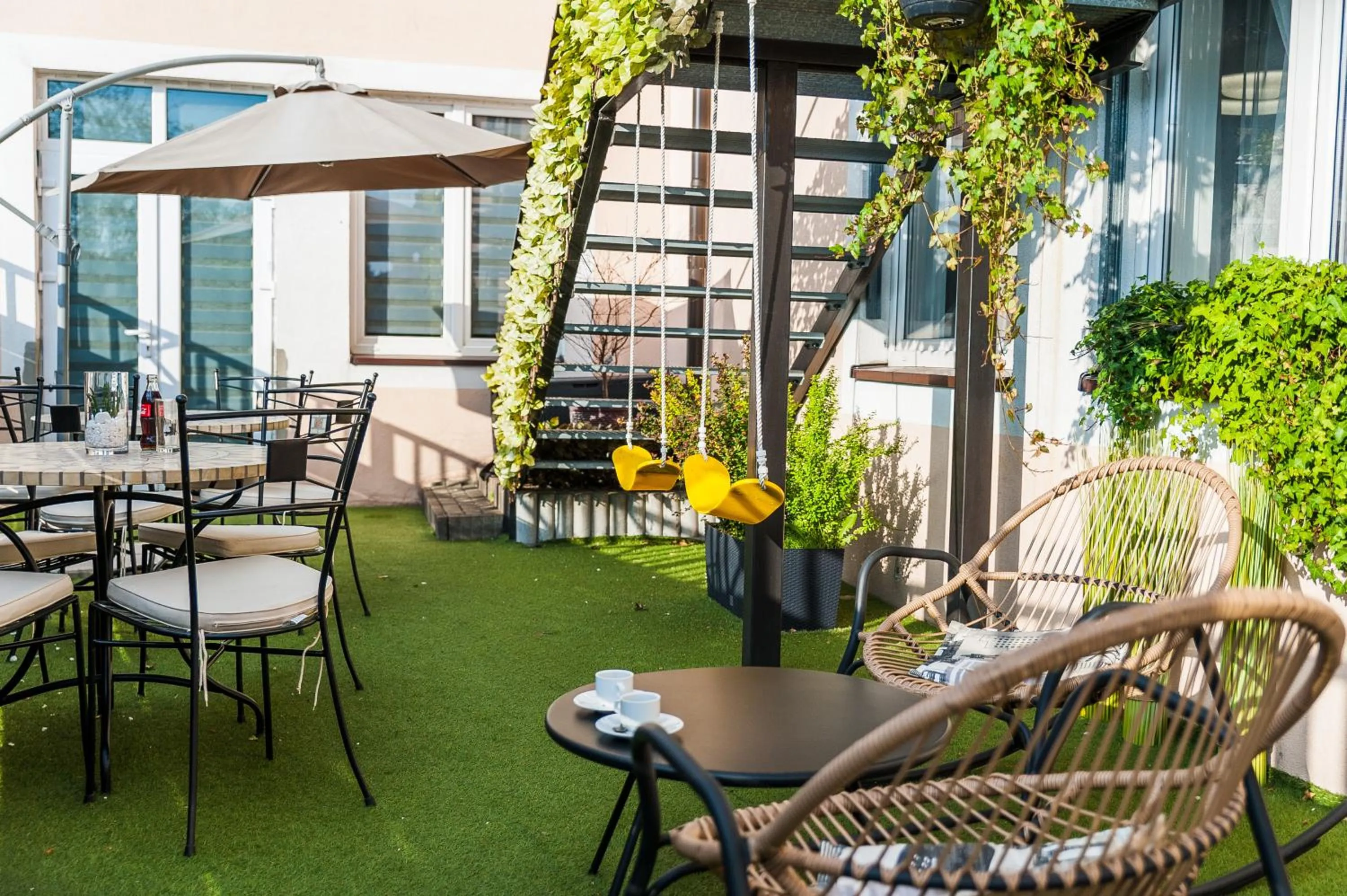 Garden in Hotel Horyzont